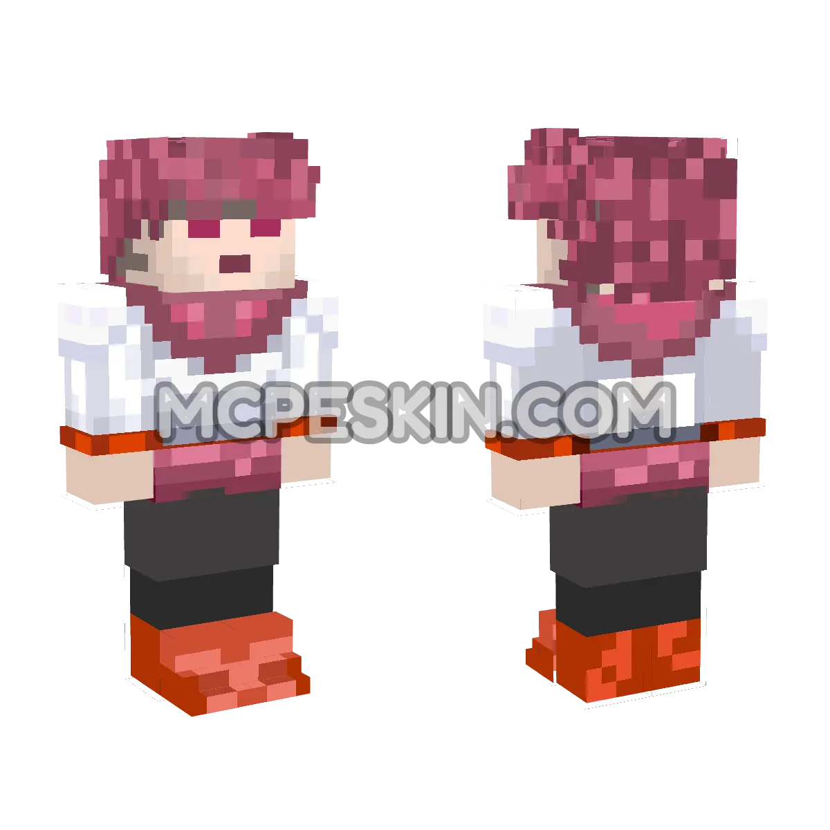 Earthbound Halloween Hack: Varik 4D Minecraft Bedrock skin