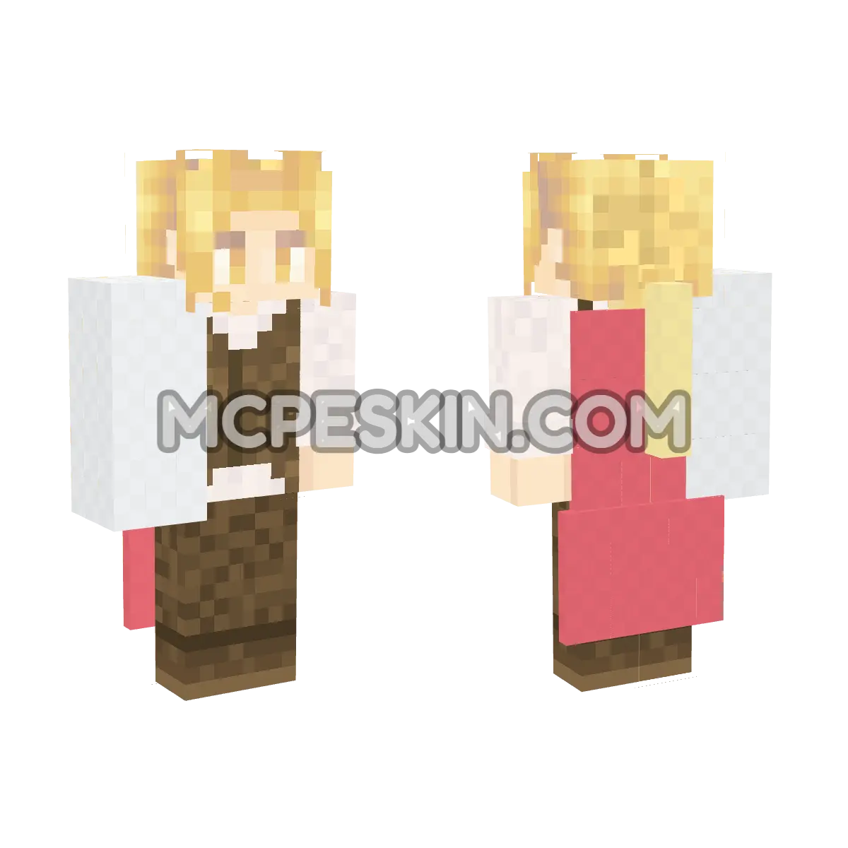 Edward Elric 16 4D Minecraft Bedrock skin