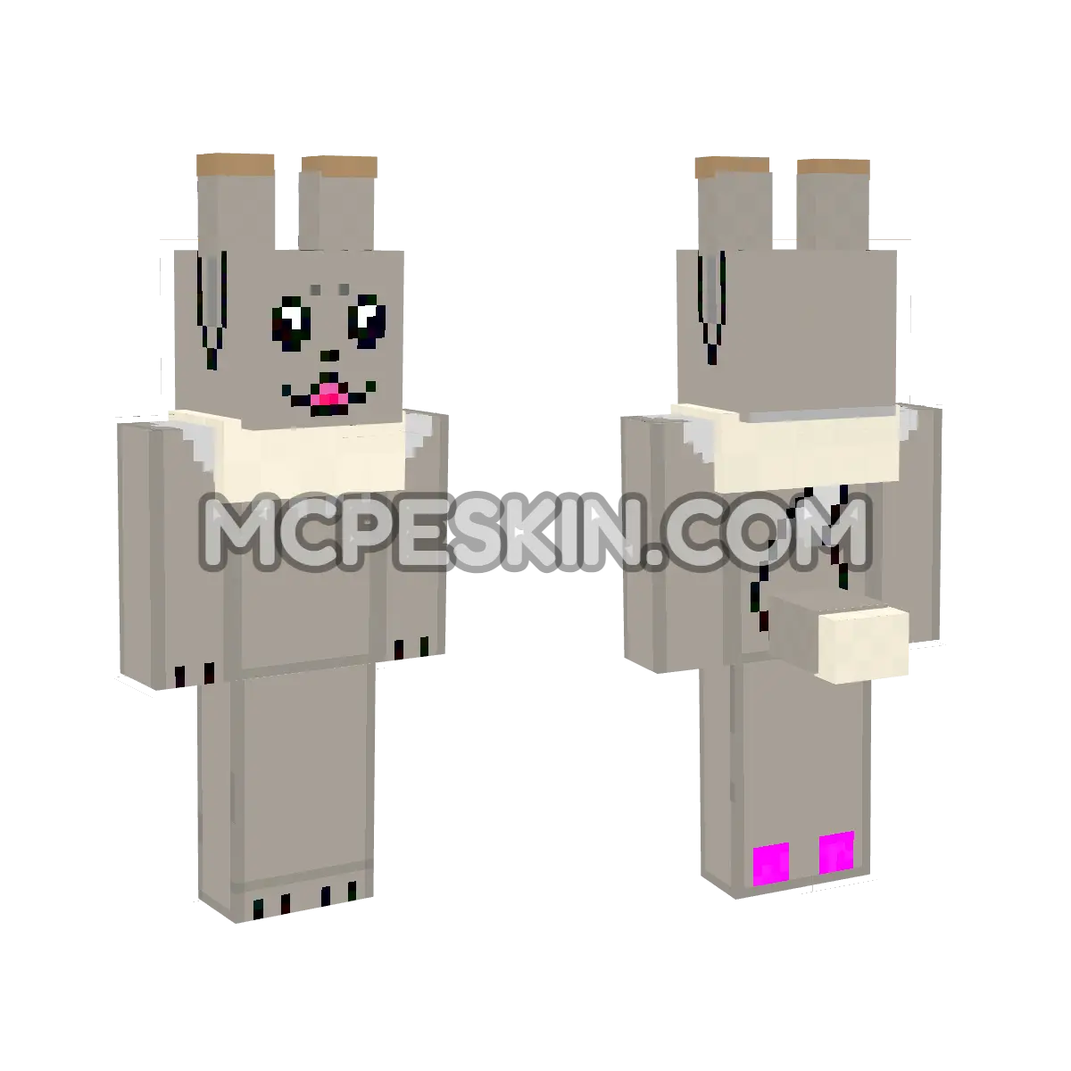 Eevee 2 4D Minecraft Bedrock skin