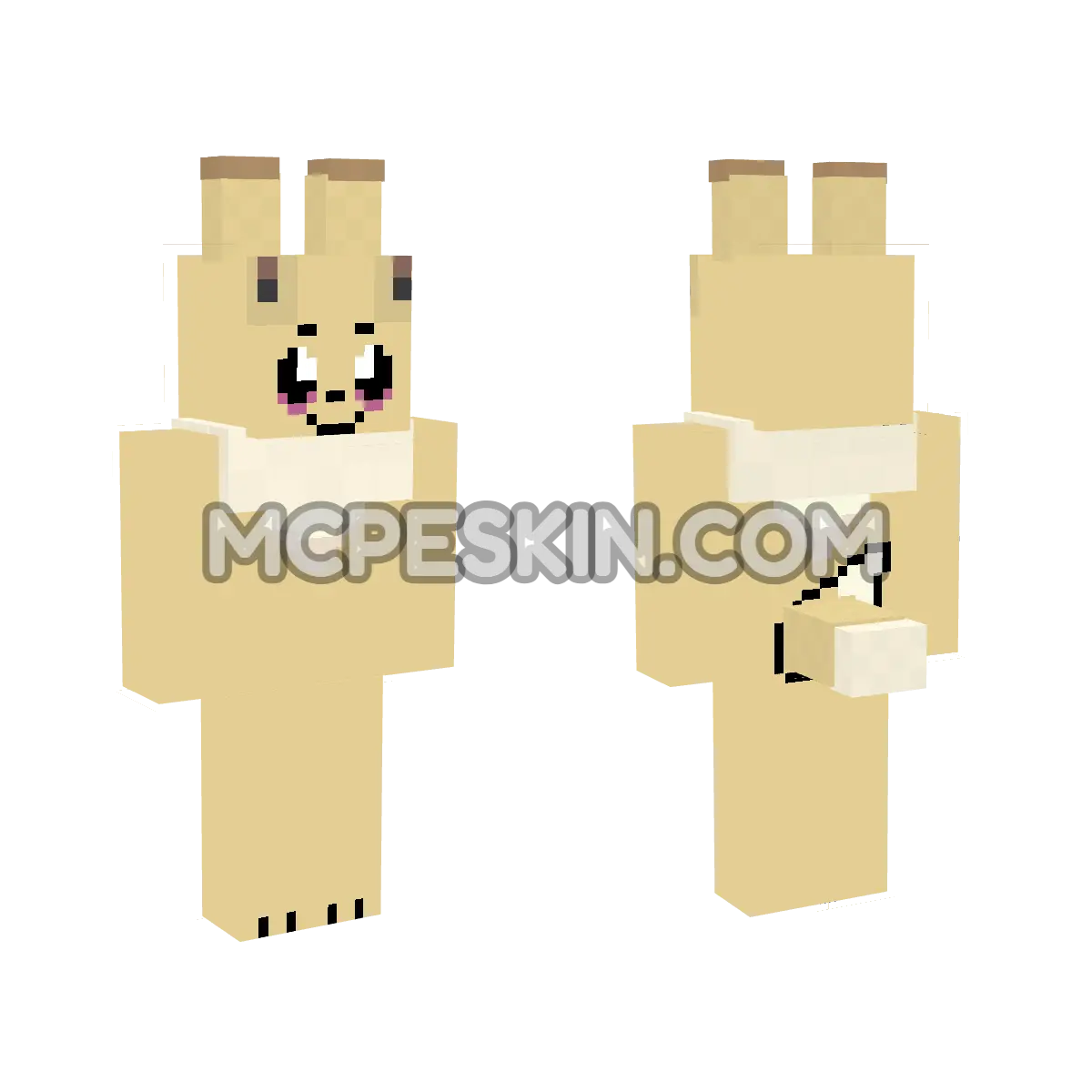 Eevee 3 4D Minecraft Bedrock skin