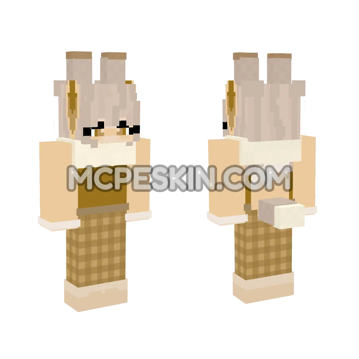 Eevee 4D Minecraft Bedrock skin