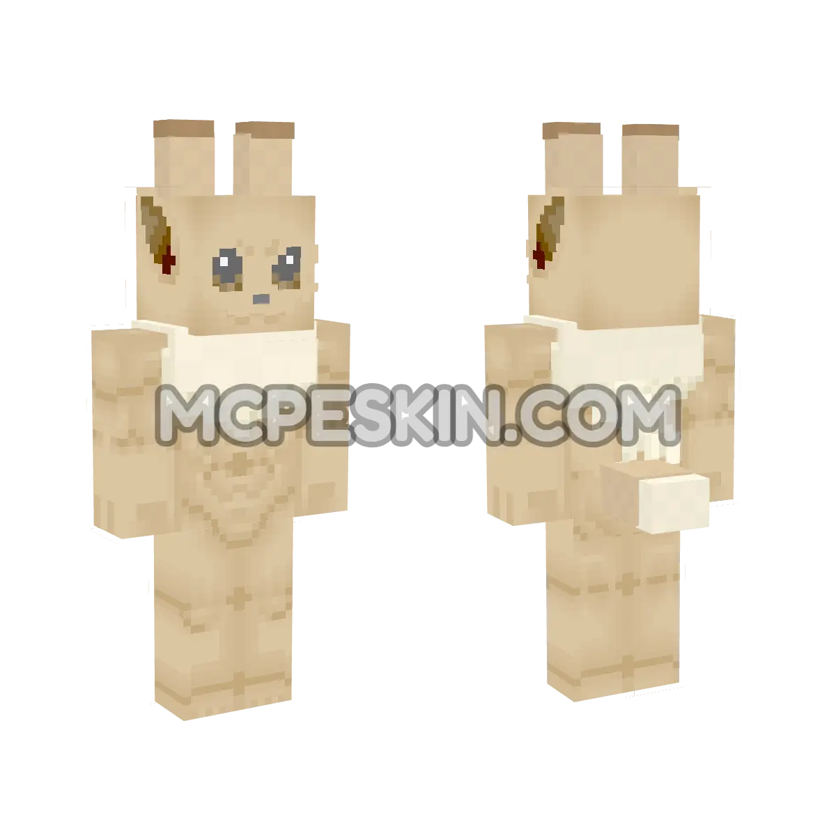 Eevee 9 4D Minecraft Bedrock skin