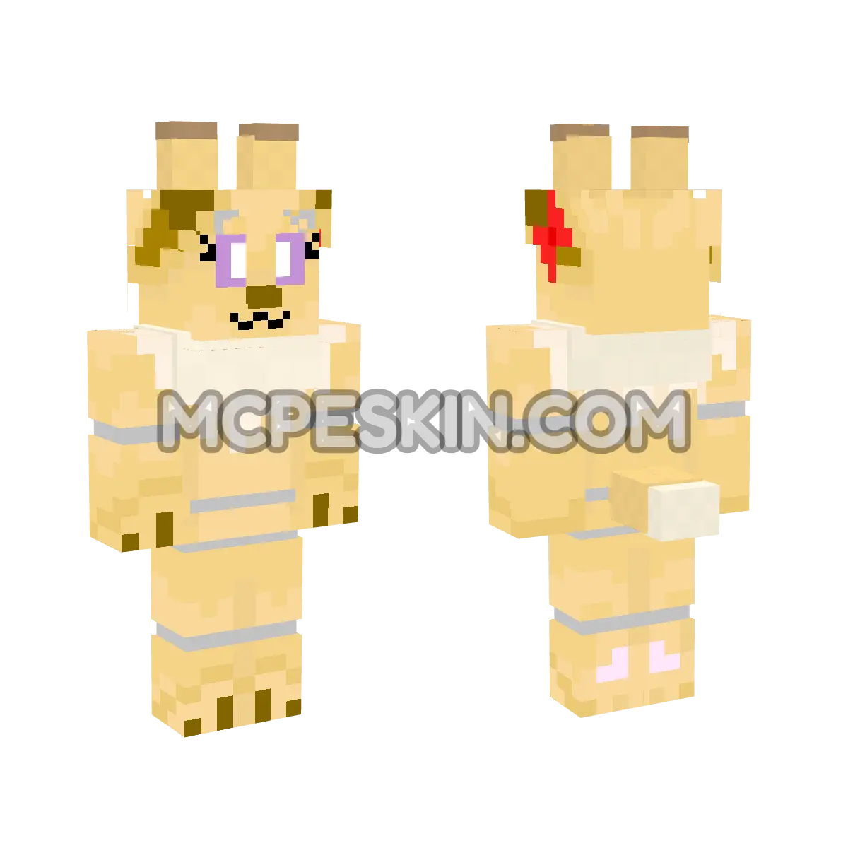 Eevee Eeveelution 4D Minecraft Bedrock skin