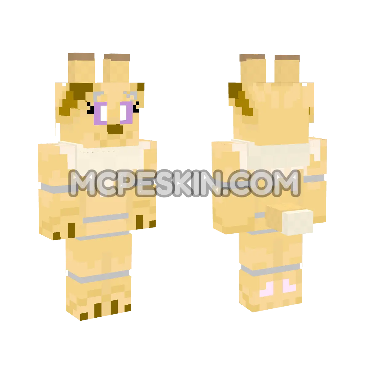 Eeveelution Eevee 4D Minecraft Bedrock skin