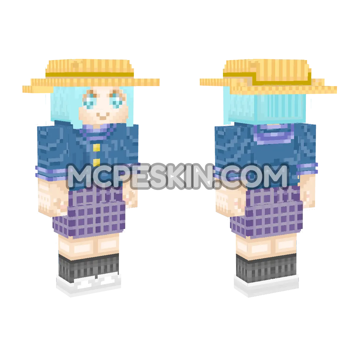 Elis 4D Minecraft Bedrock skin