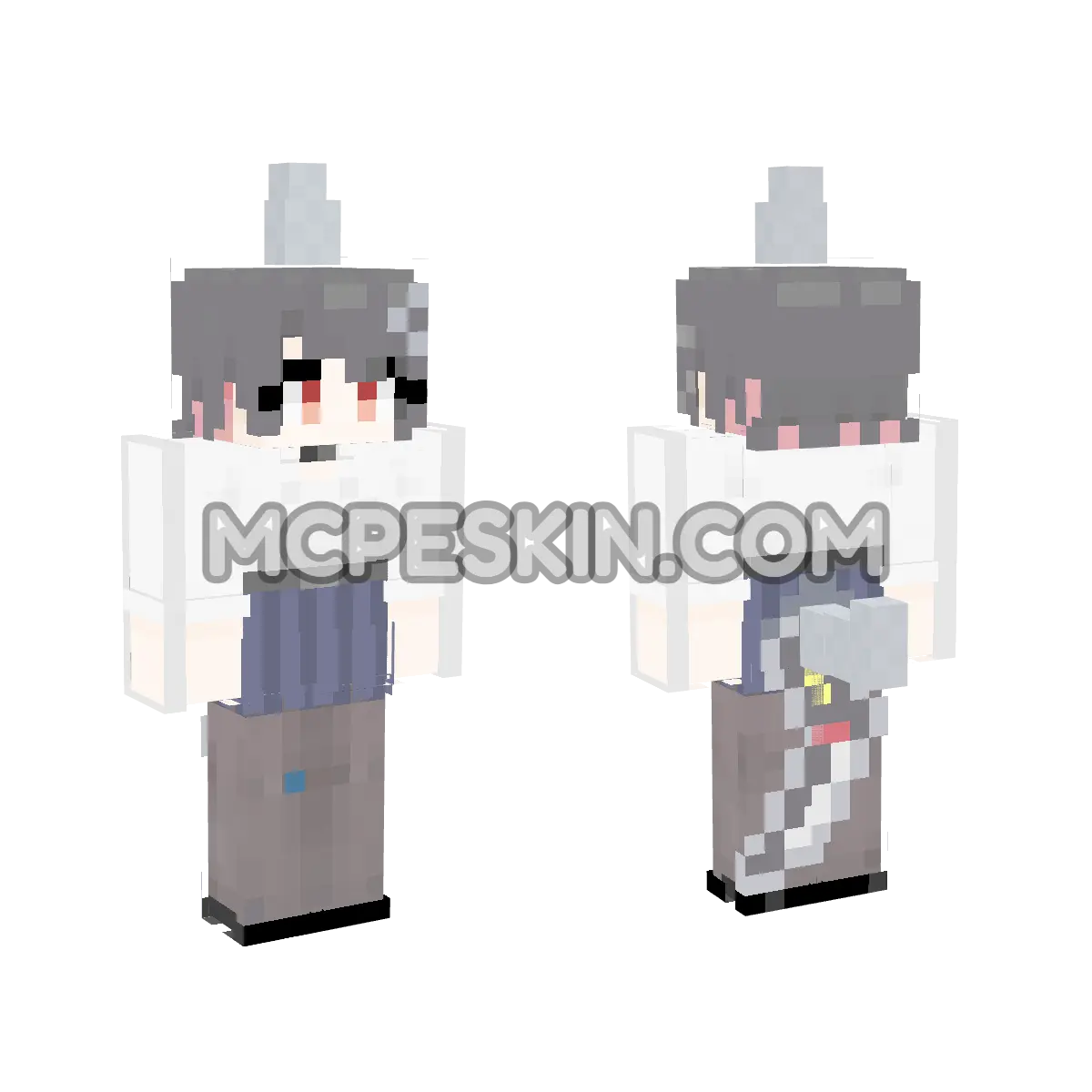 Ellen Joe School 2 4D Minecraft Bedrock skin