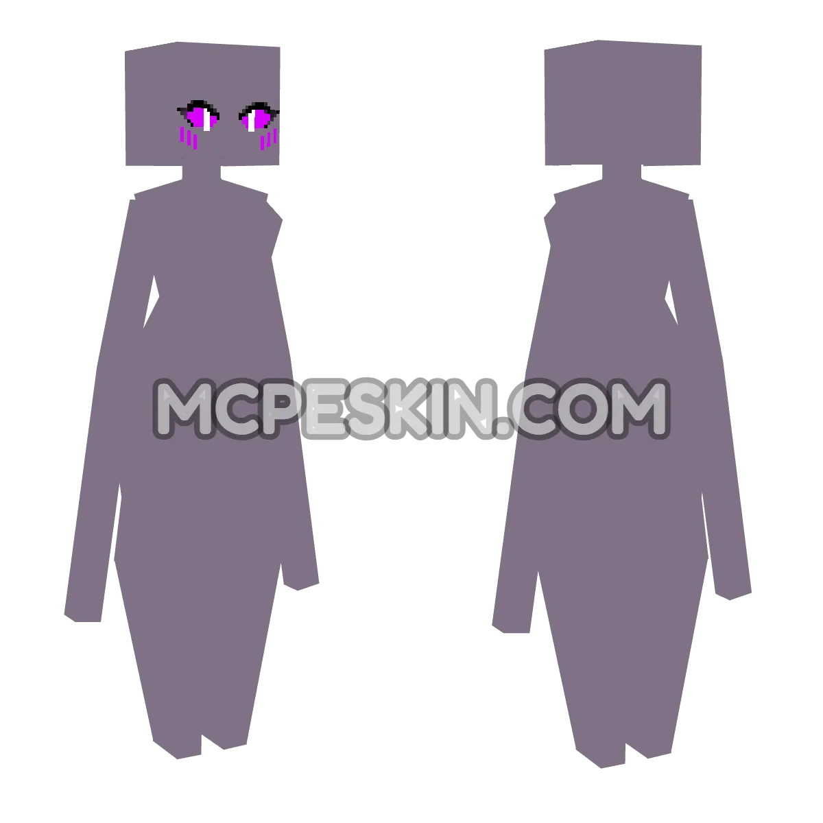 Ender THICC 4D Minecraft Bedrock skin