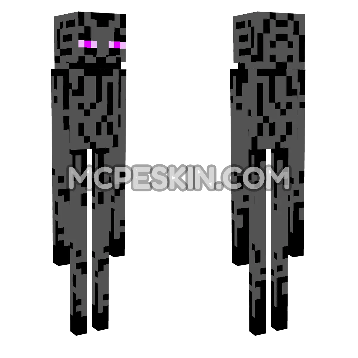 enderman 4D Minecraft Bedrock skin