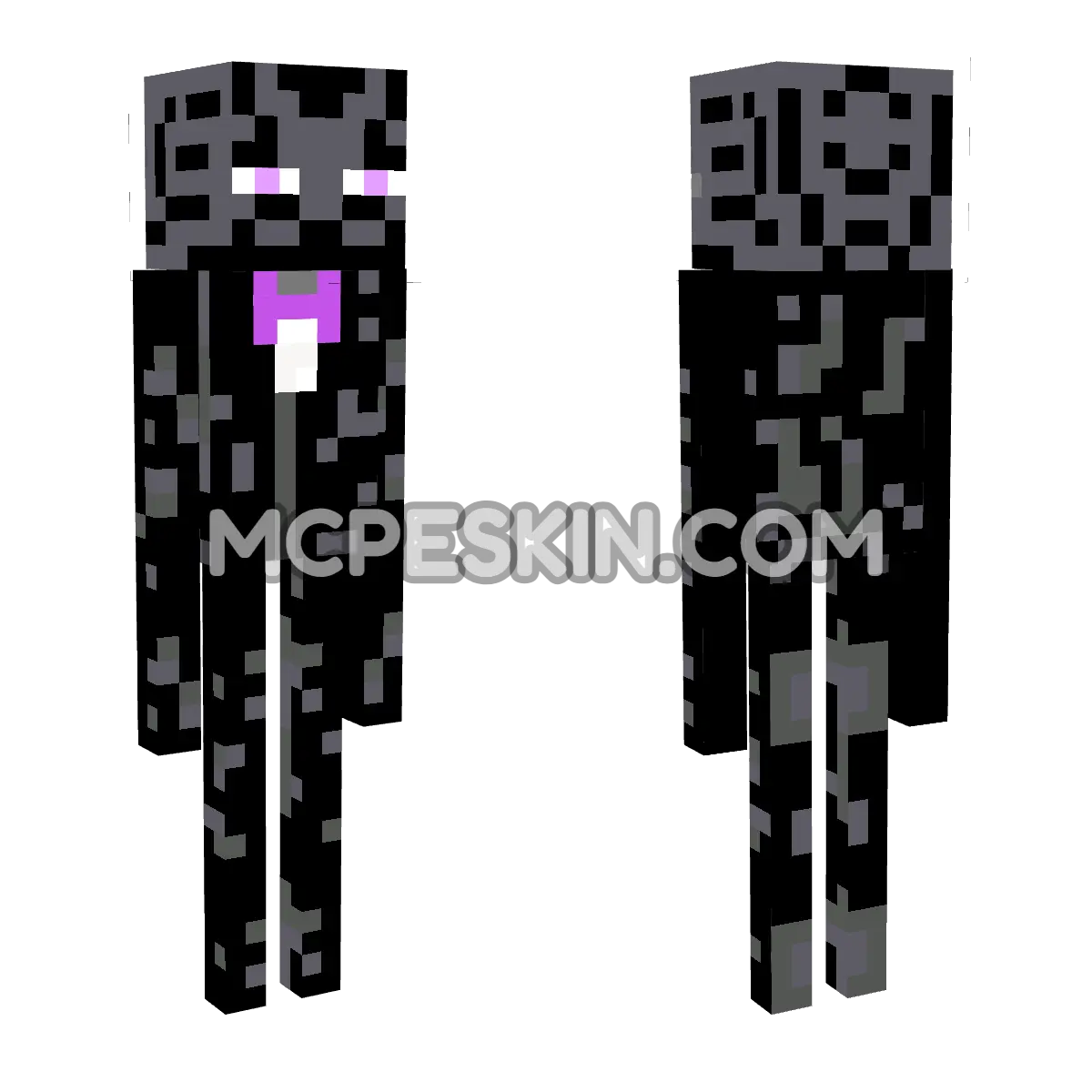Enderman From Slamacow By DFF 4D Minecraft Bedrock skin
