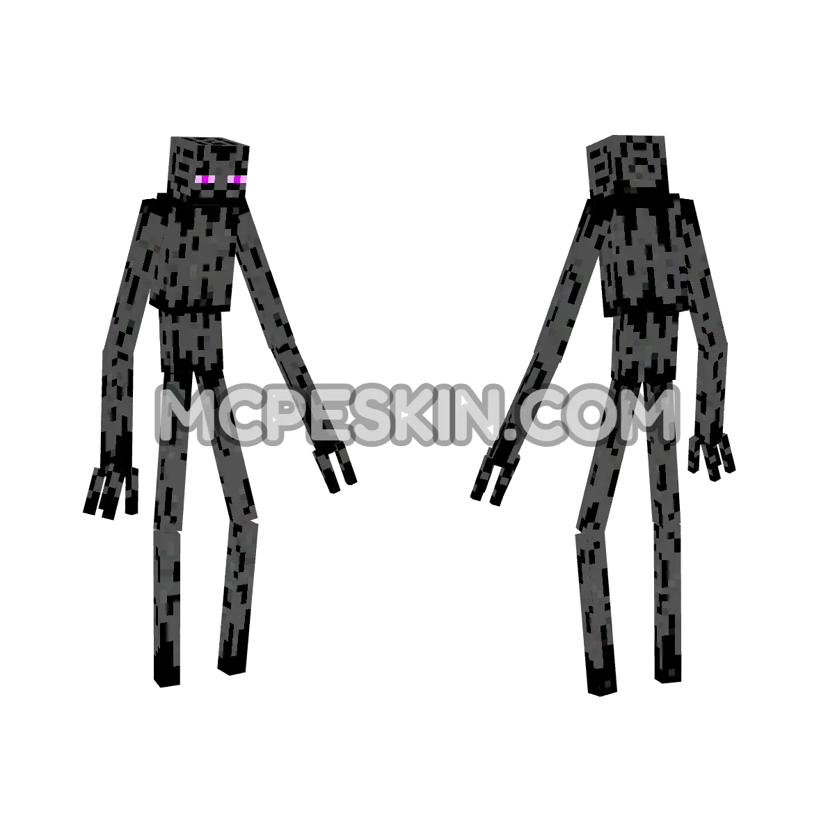 Enderman Mutante 4D Minecraft Bedrock skin