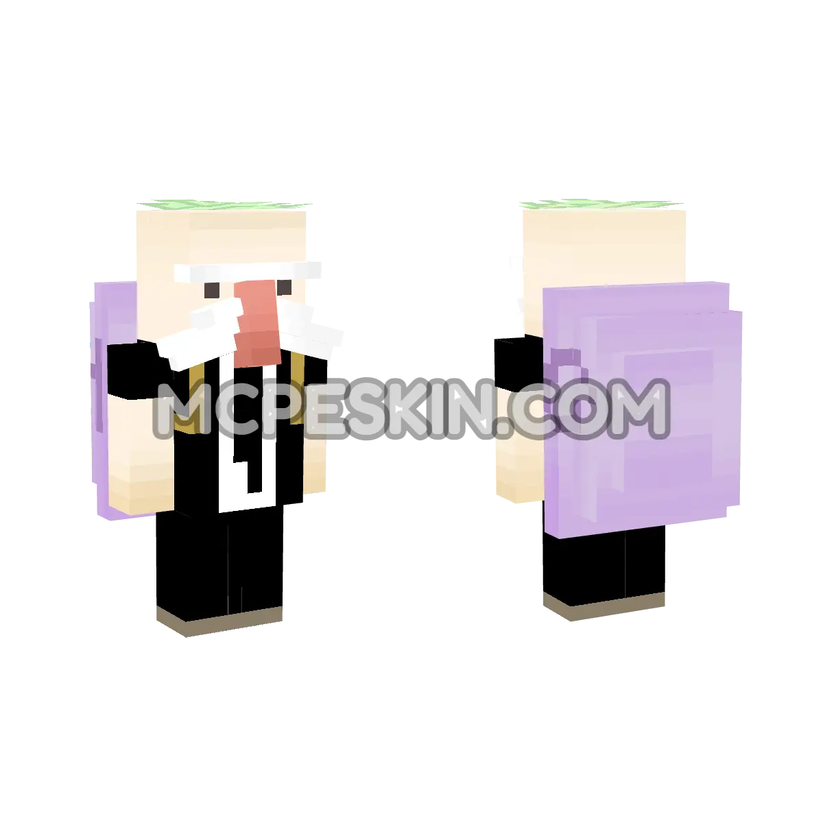 Eon elegante 4D Minecraft Bedrock skin