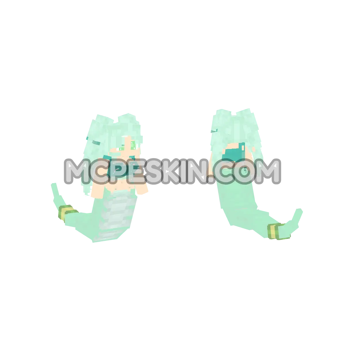 Ex-Mermaid Lamia 1 4D Minecraft Bedrock skin