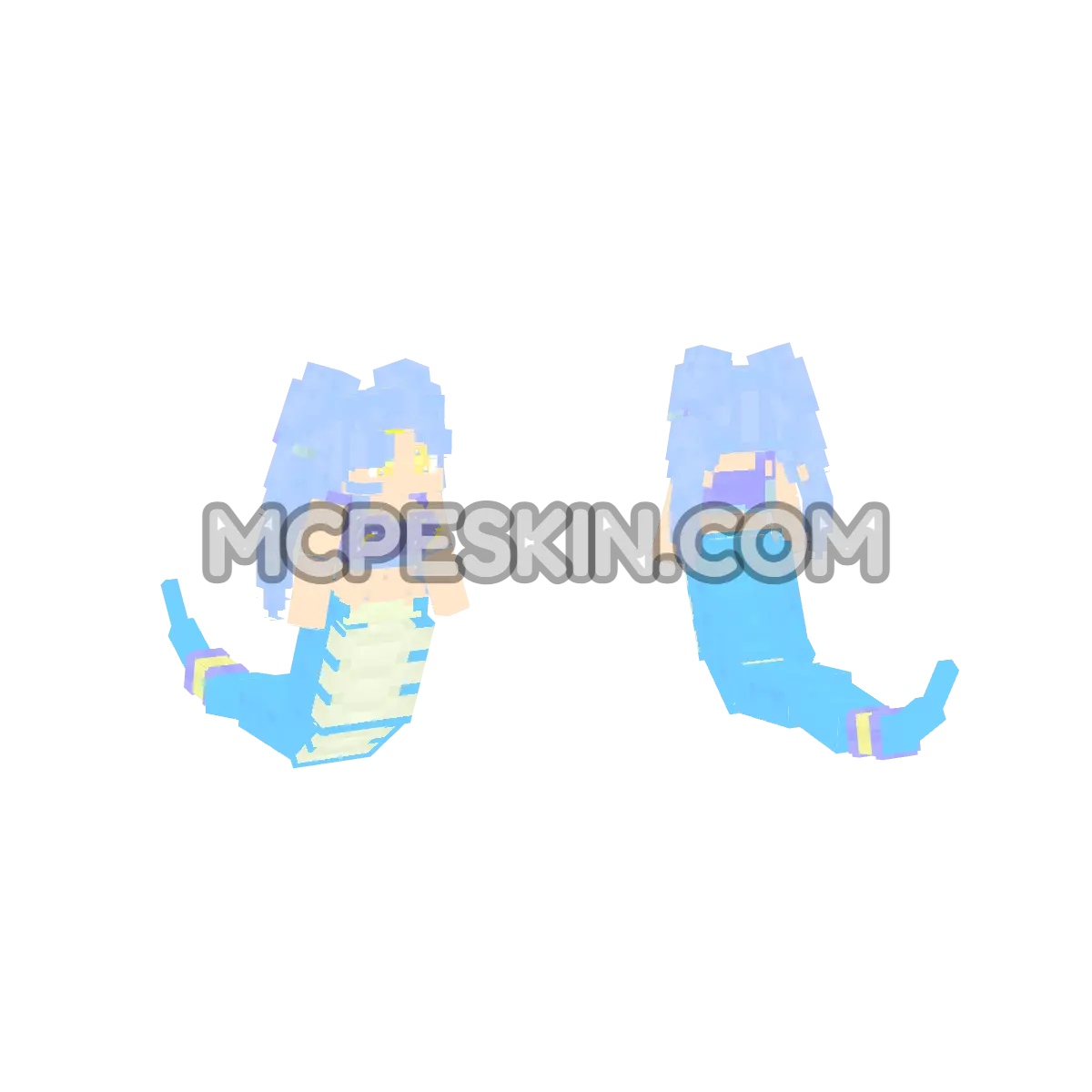 Ex-Mermaid Lamia 2 4D Minecraft Bedrock skin