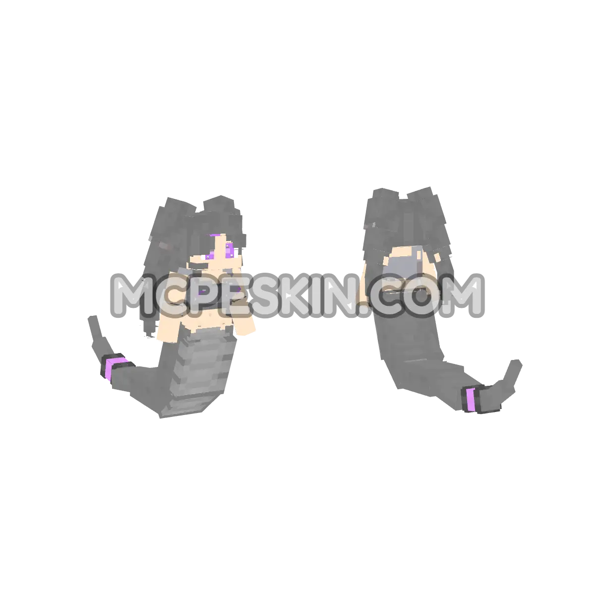 Ex-Mermaid Lamia 5 4D Minecraft Bedrock skin