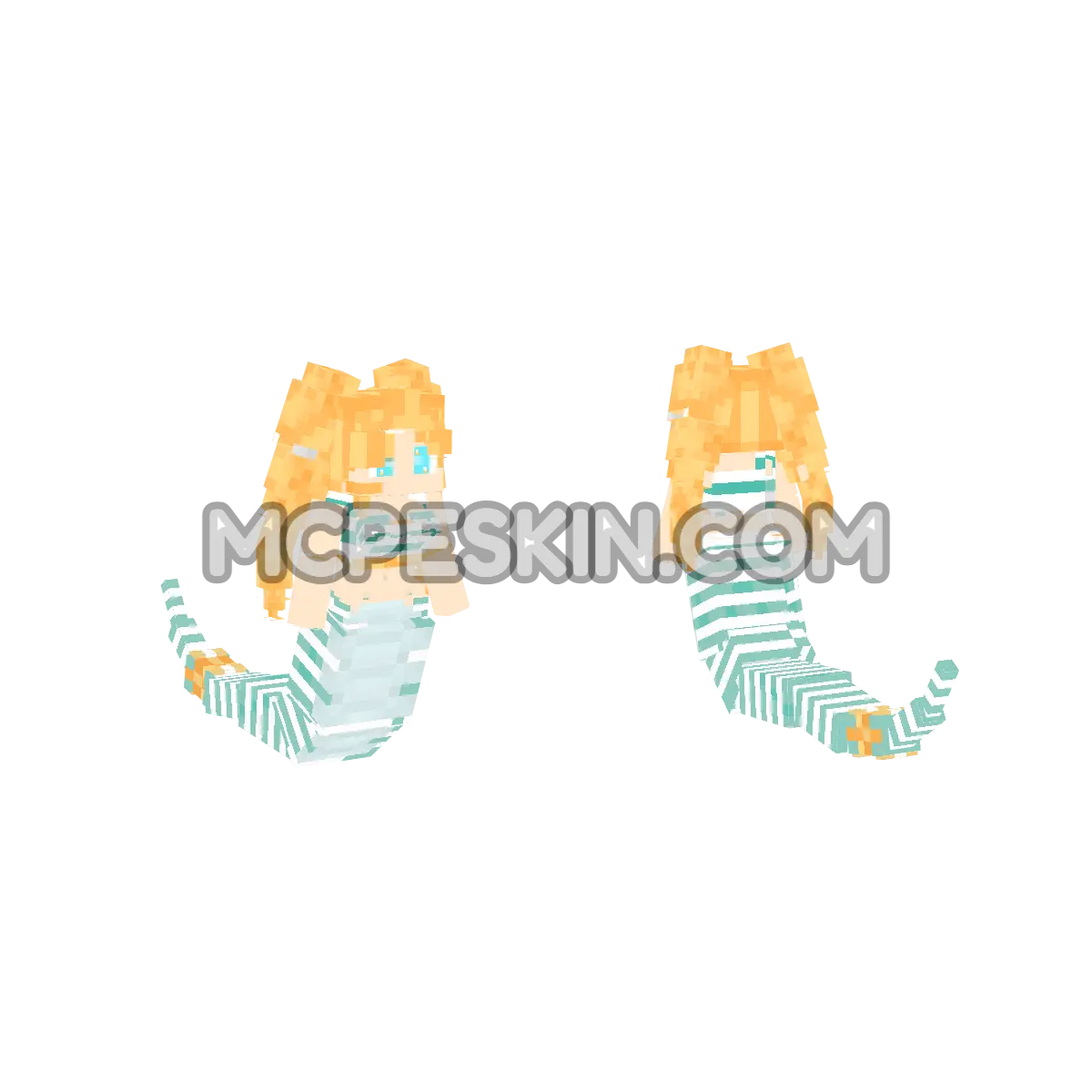 Ex-Mermaid Lamia 8 4D Minecraft Bedrock skin
