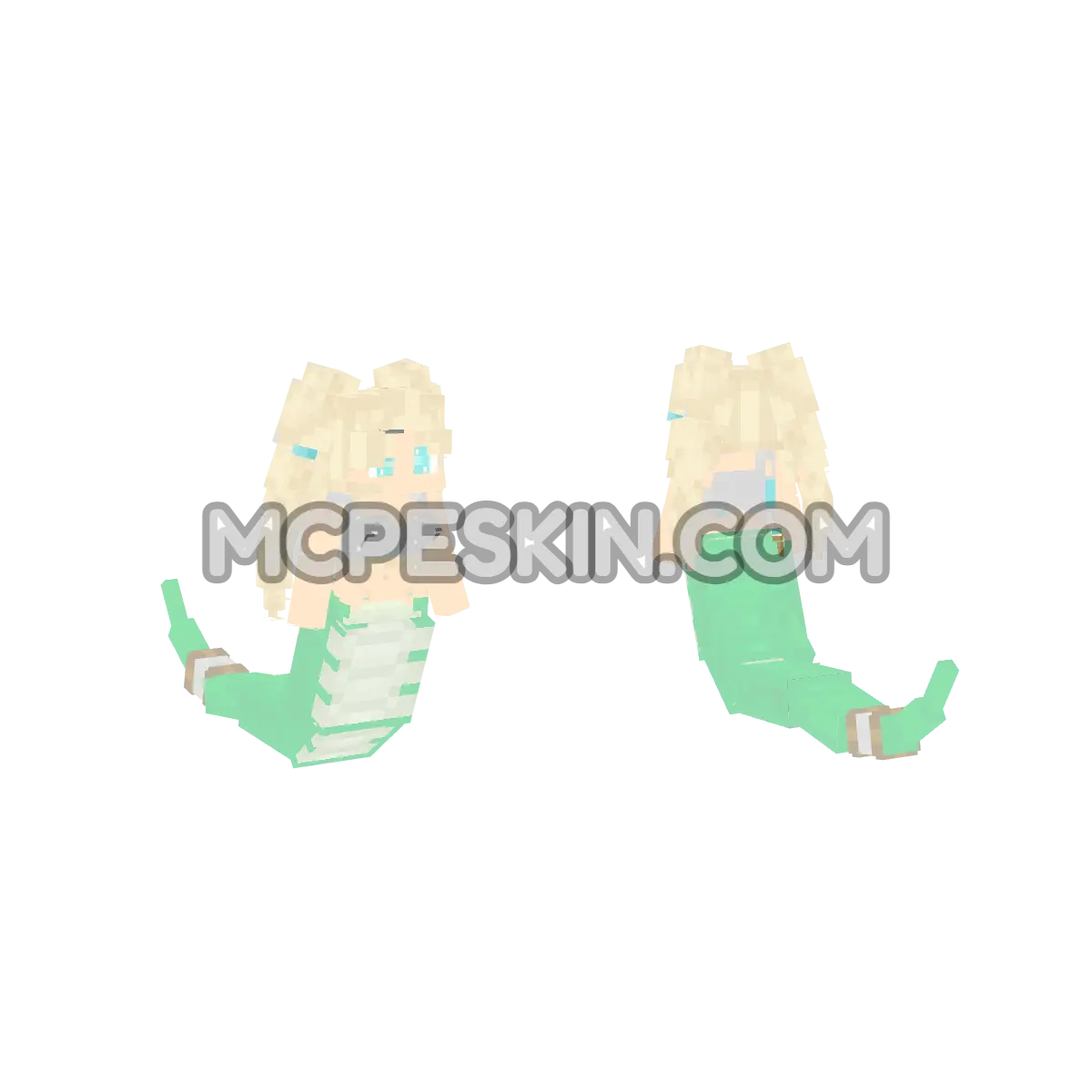 Ex-Mermaid Lamia 4D Minecraft Bedrock skin