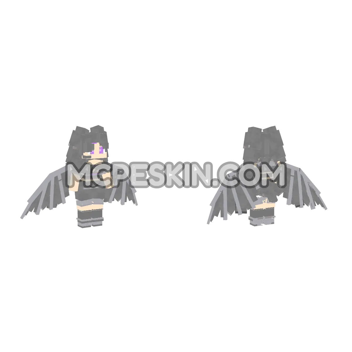 Ex-Mermaids bird 3 peinado 1 4D Minecraft Bedrock skin