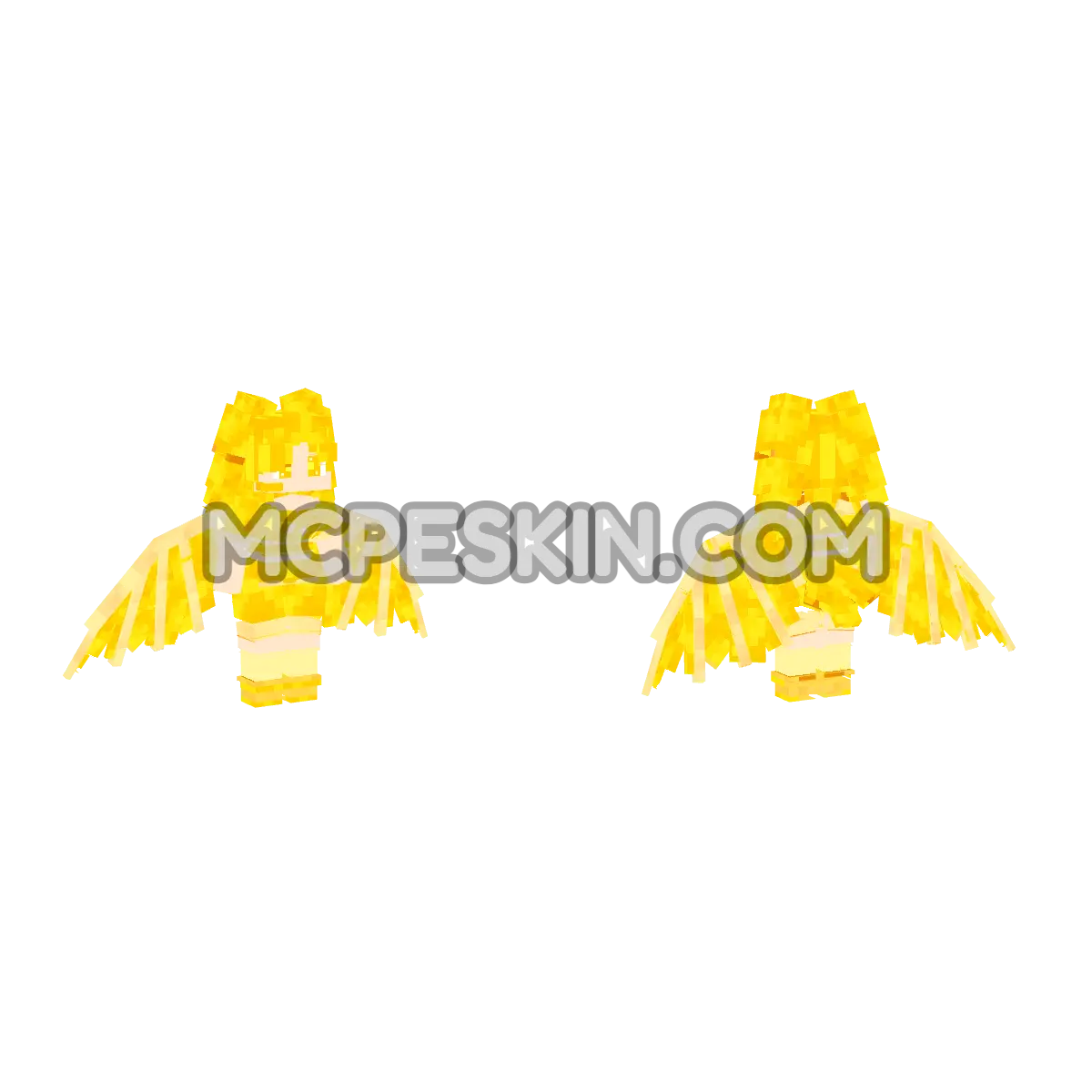 Ex-Mermaids bird 5 peinado 1 4D Minecraft Bedrock skin