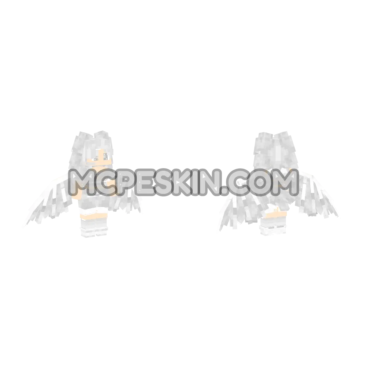 Ex-Mermaids bird 6 peinado 1 4D Minecraft Bedrock skin