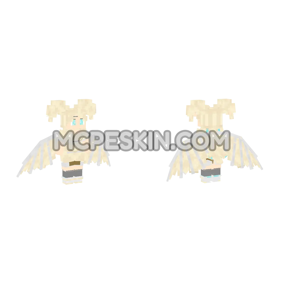 Ex-Mermaids bird 4D Minecraft Bedrock skin