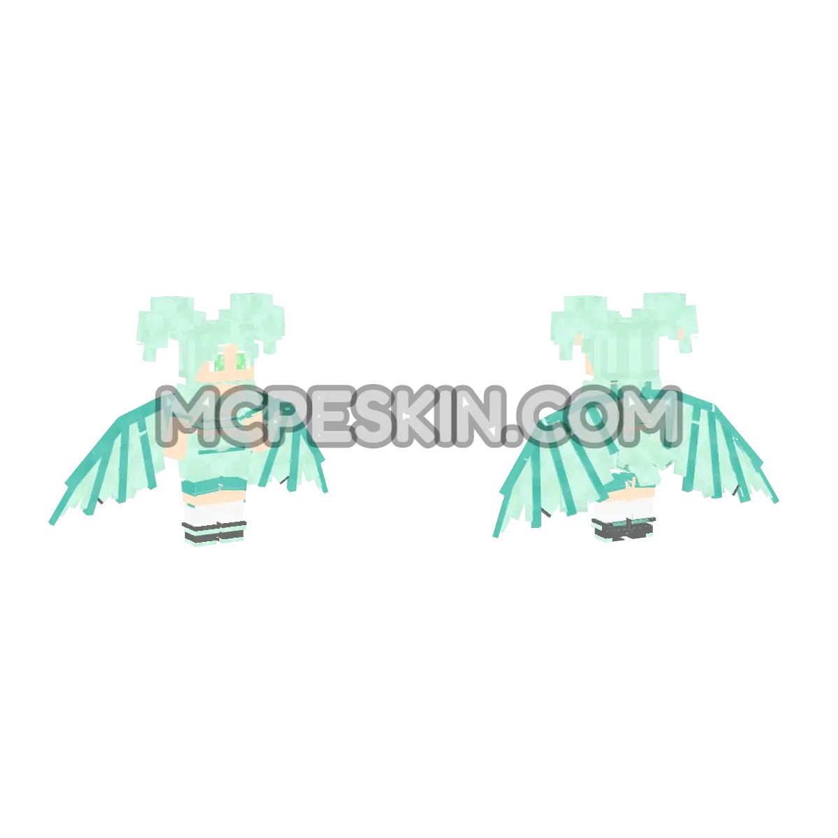 Ex-Mermaids bird1 4D Minecraft Bedrock skin