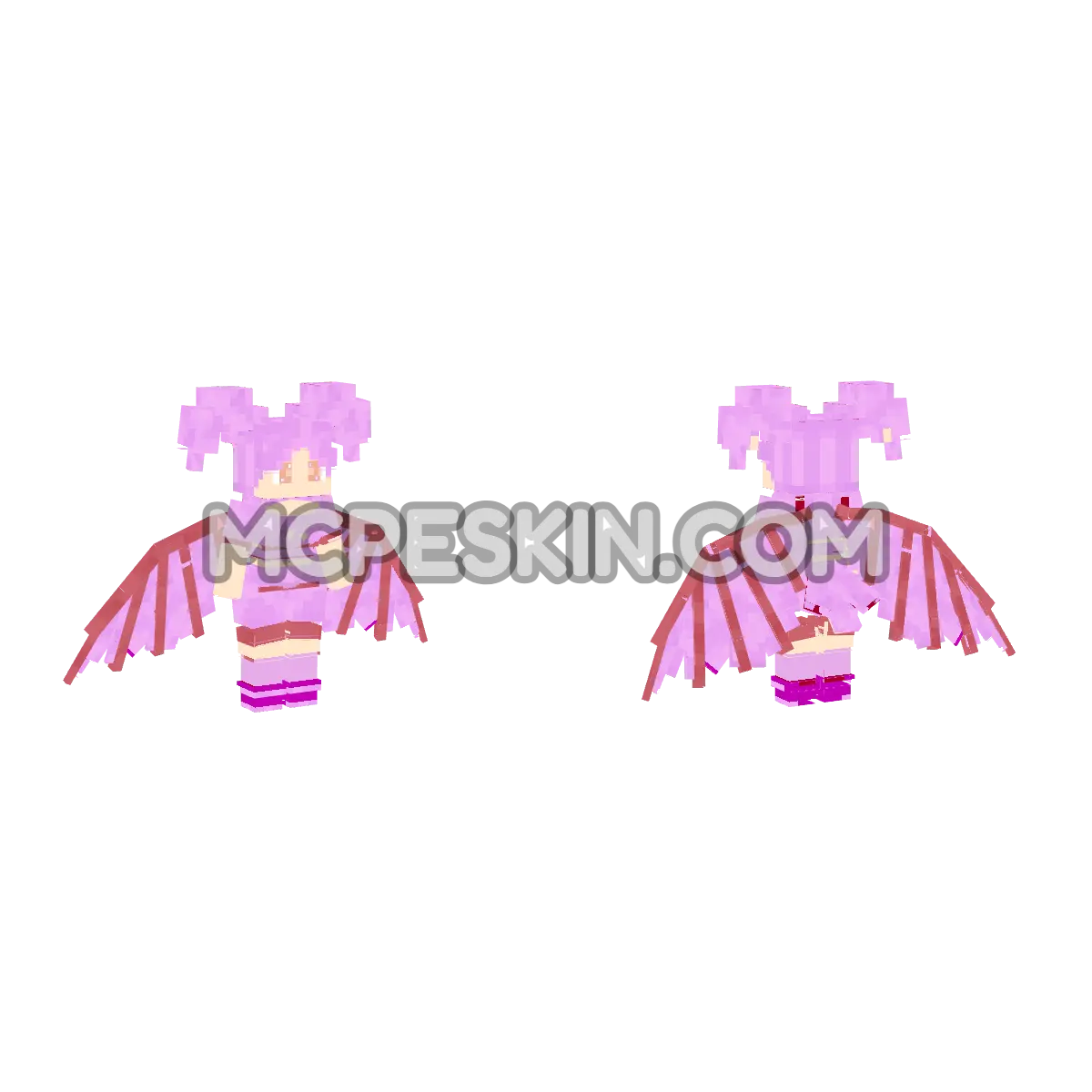 Ex-Mermaids bird4 4D Minecraft Bedrock skin