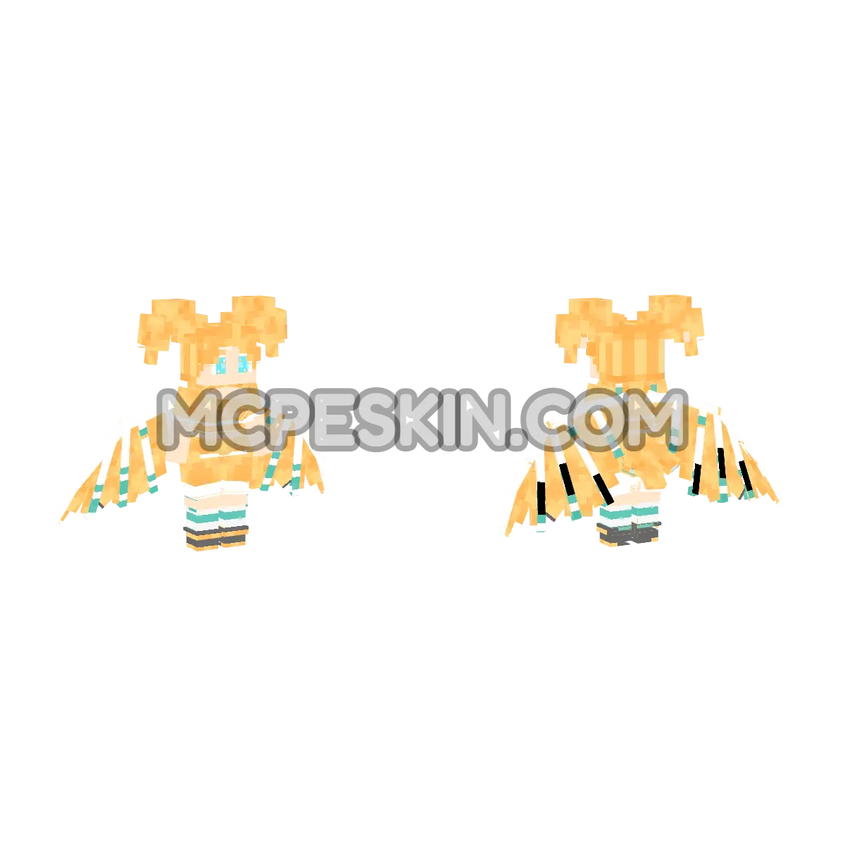 Ex-Mermaids bird7 4D Minecraft Bedrock skin