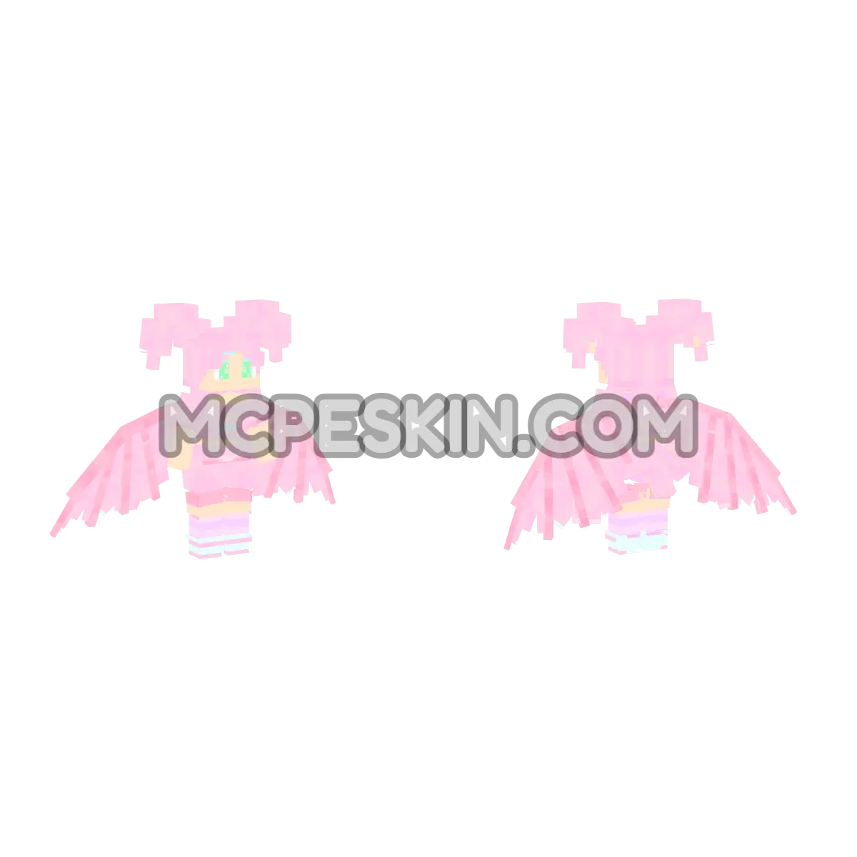 Ex-Mermaids bird8 4D Minecraft Bedrock skin
