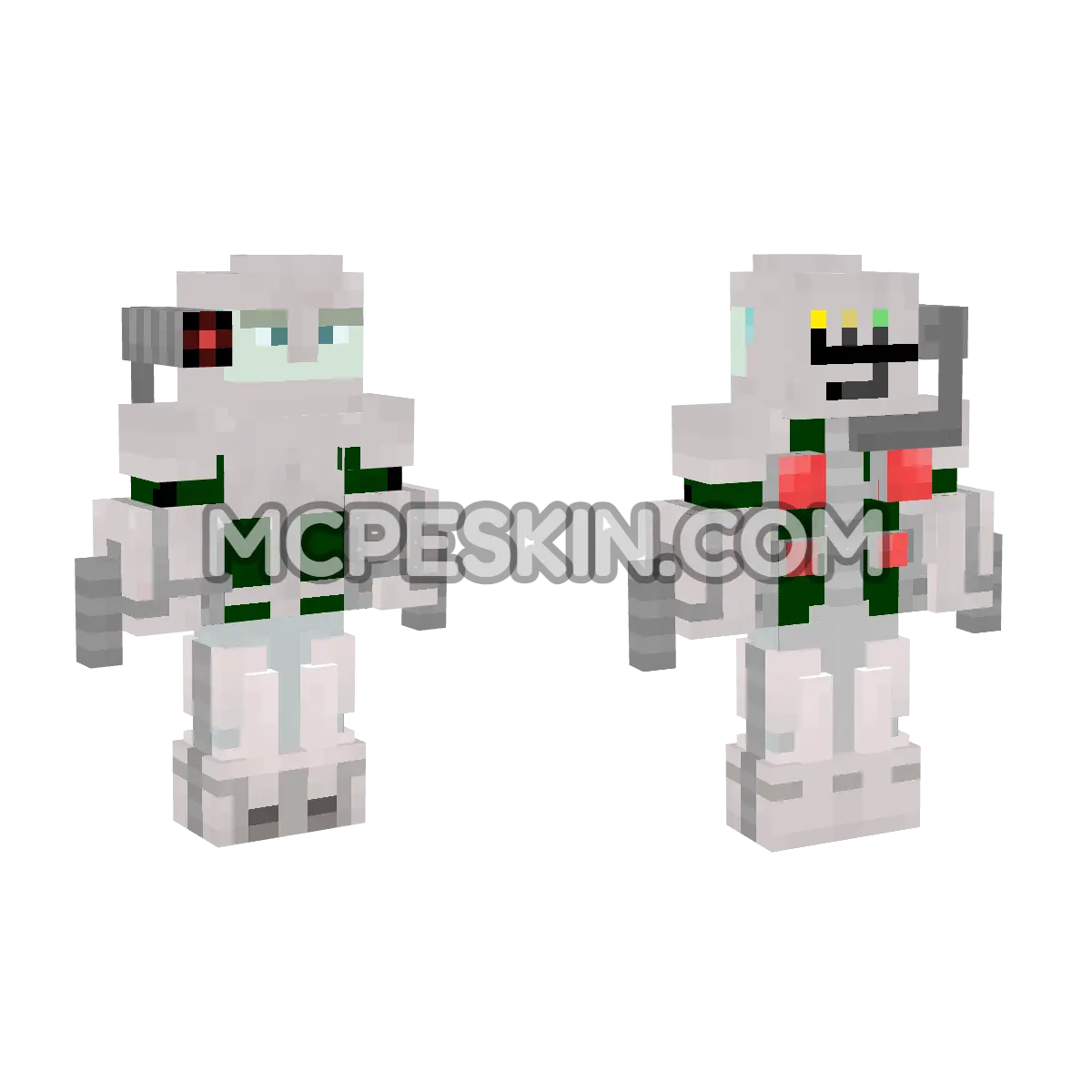 Exo Esqueleto VP 4D Minecraft Bedrock skin