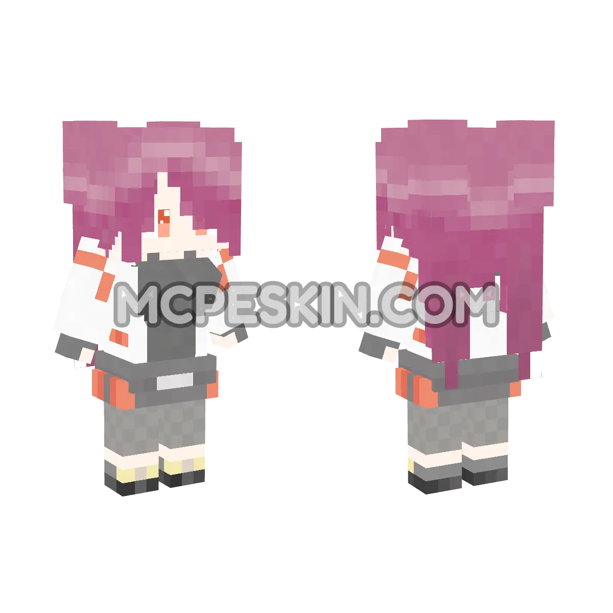 Exusiai 4D Minecraft Bedrock skin