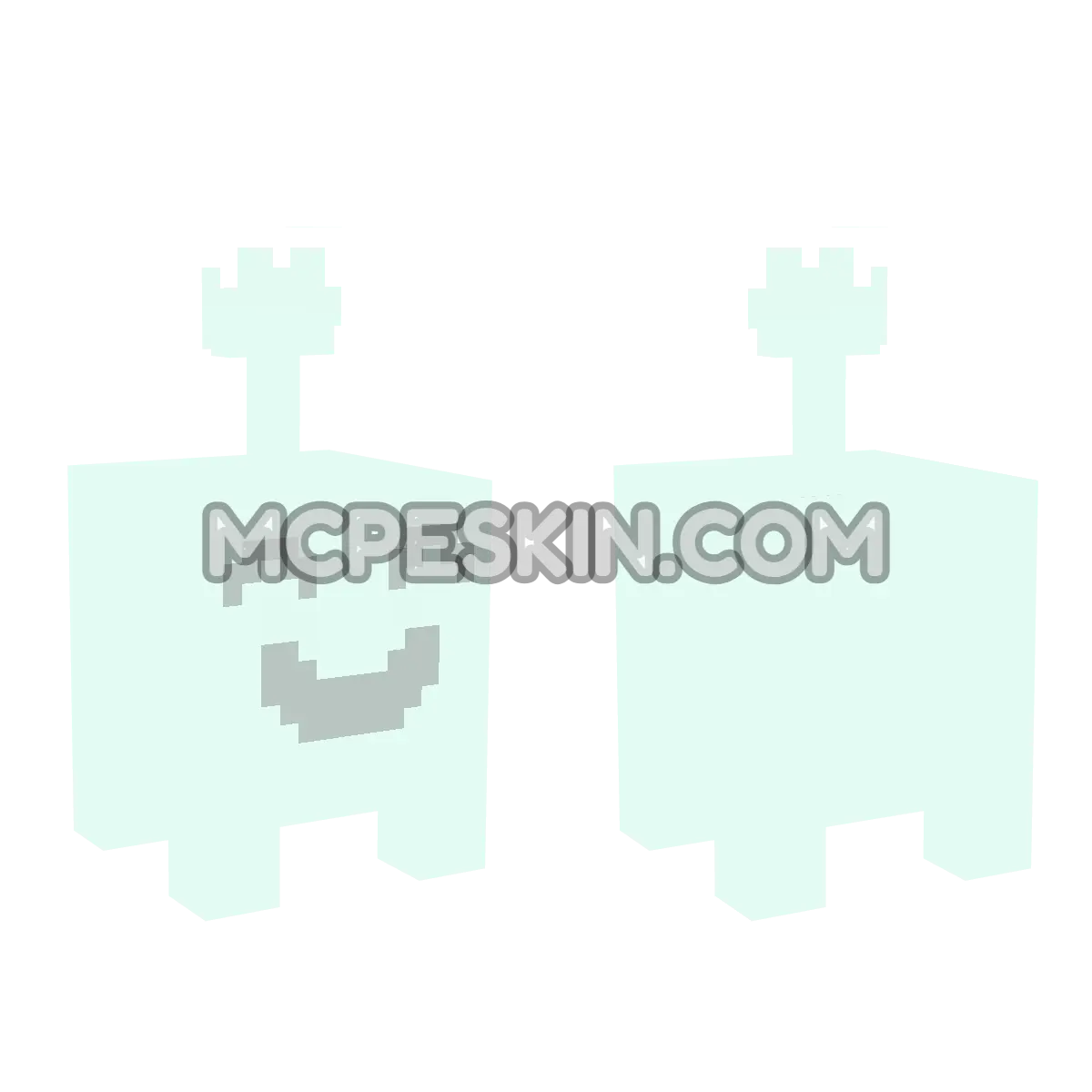 fantasmano 4D Minecraft Bedrock skin