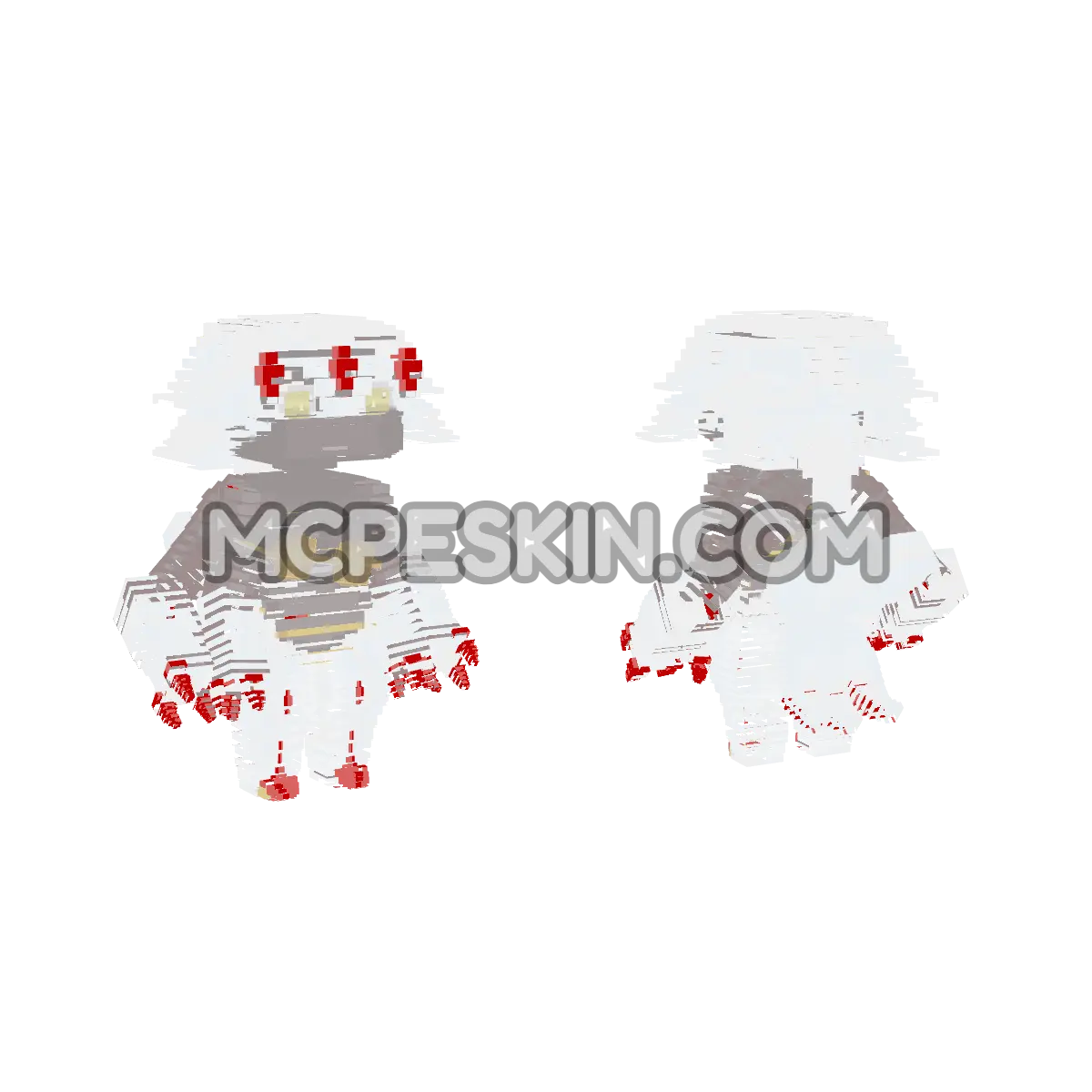 Faputa 4D V2 4D Minecraft Bedrock skin