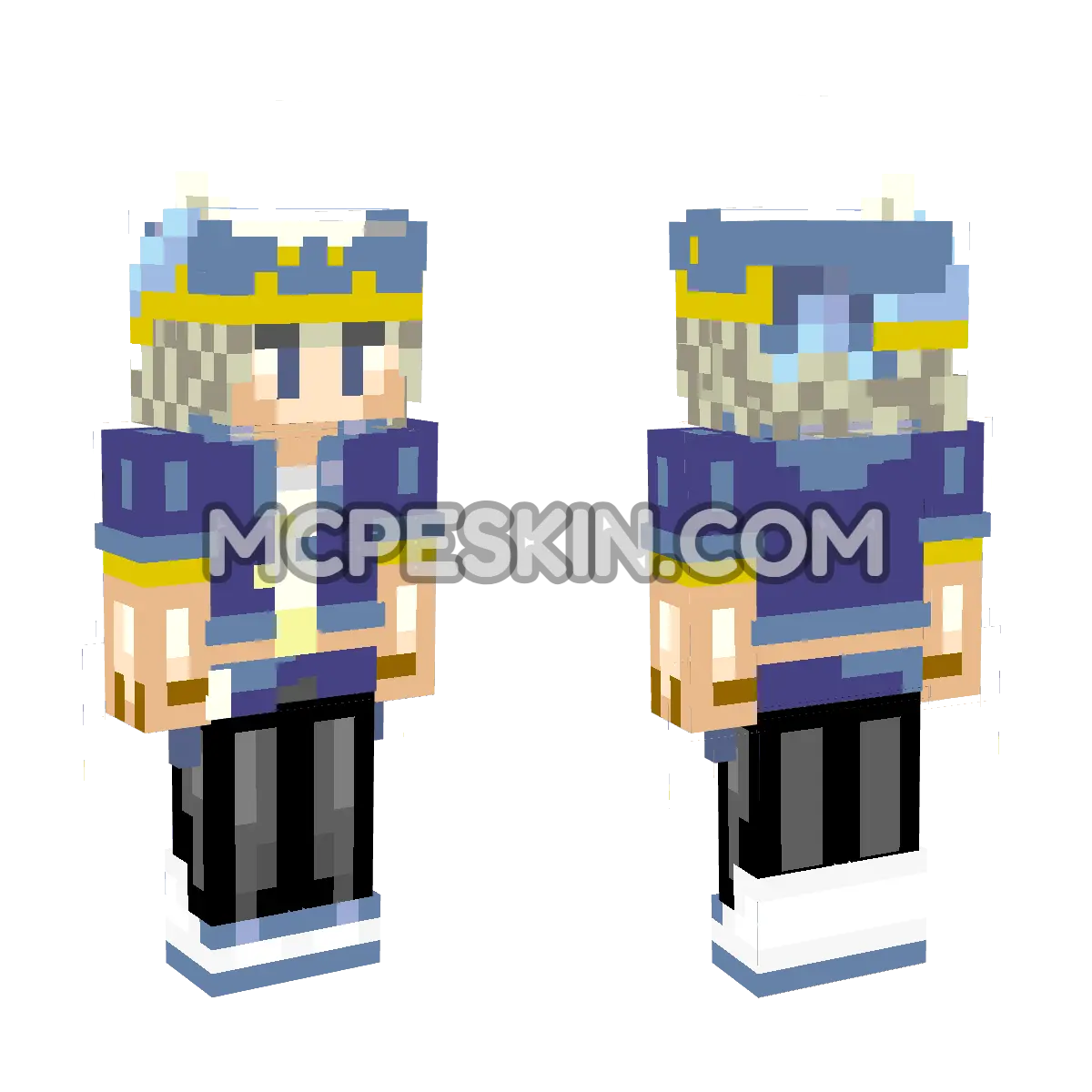 FFVI: Locke Cole 4D Minecraft Bedrock skin
