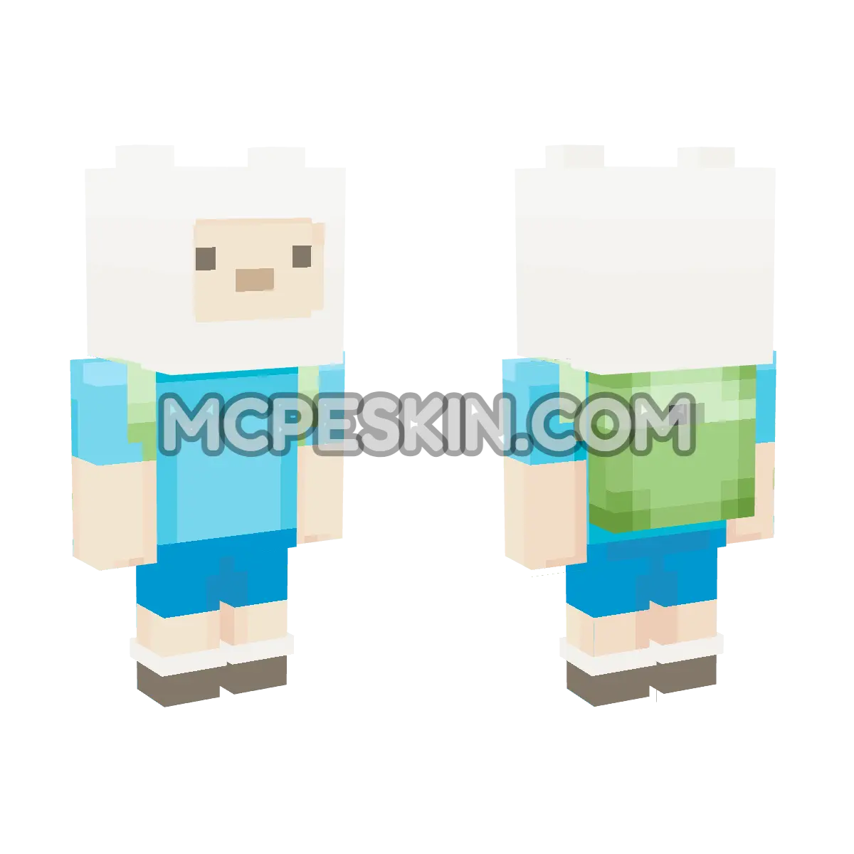 Finn 4D Minecraft Bedrock skin
