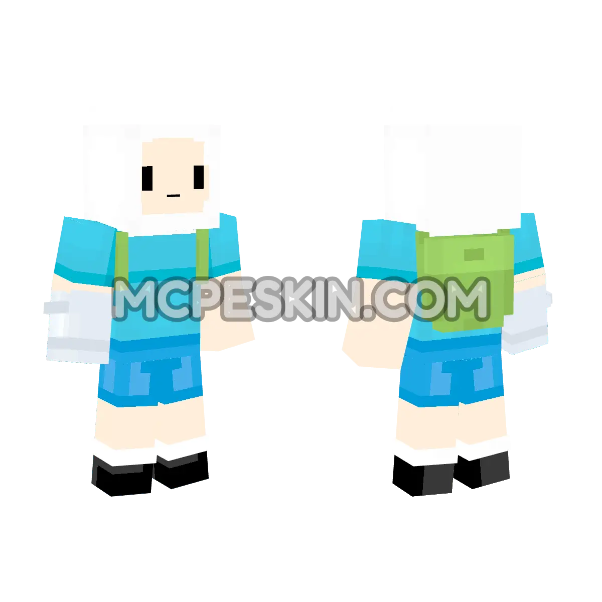 Finn 4D Minecraft Bedrock skin