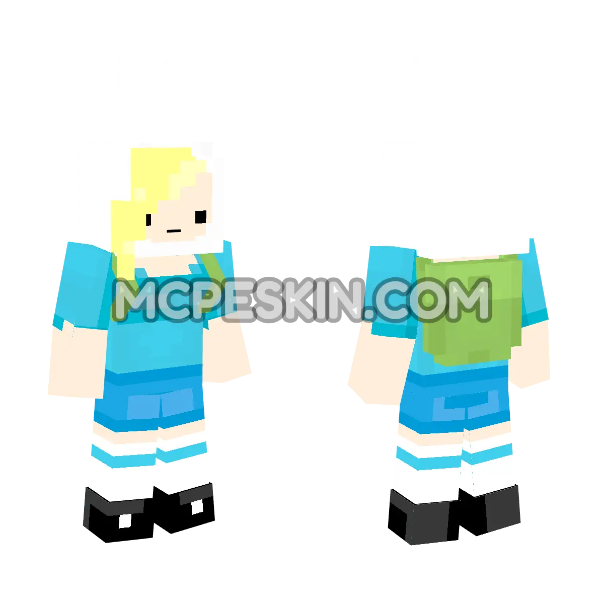 Fionna 4D Minecraft Bedrock skin