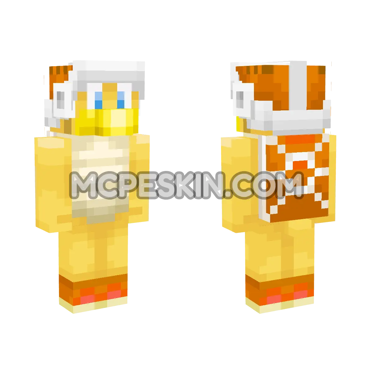 Fire Bro 4D Minecraft Bedrock skin