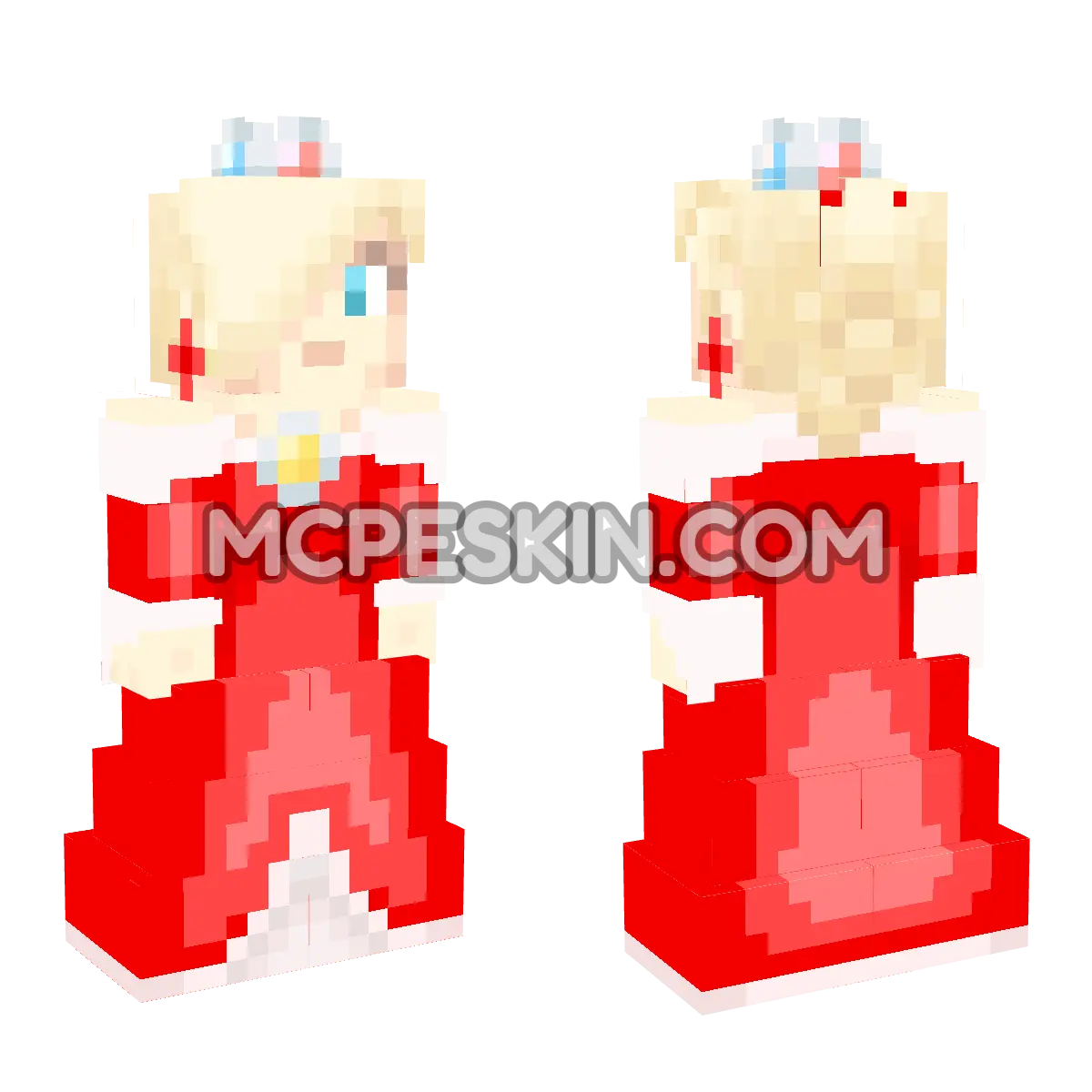 Fire Rosalina 4D Minecraft Bedrock skin