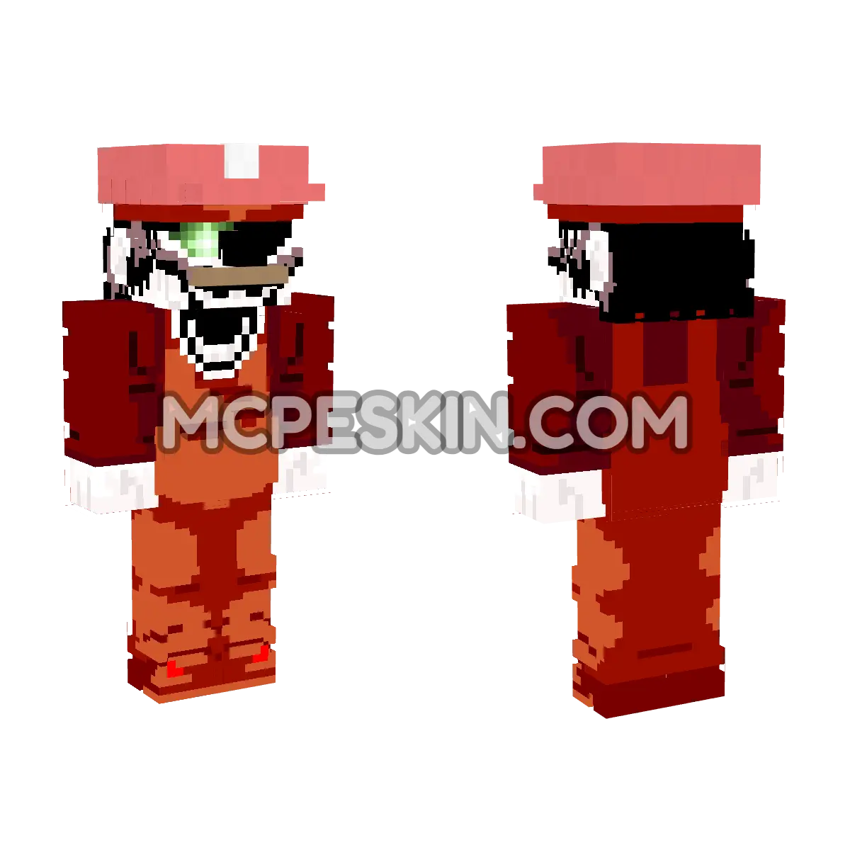 Form Mario 4D Minecraft Bedrock skin