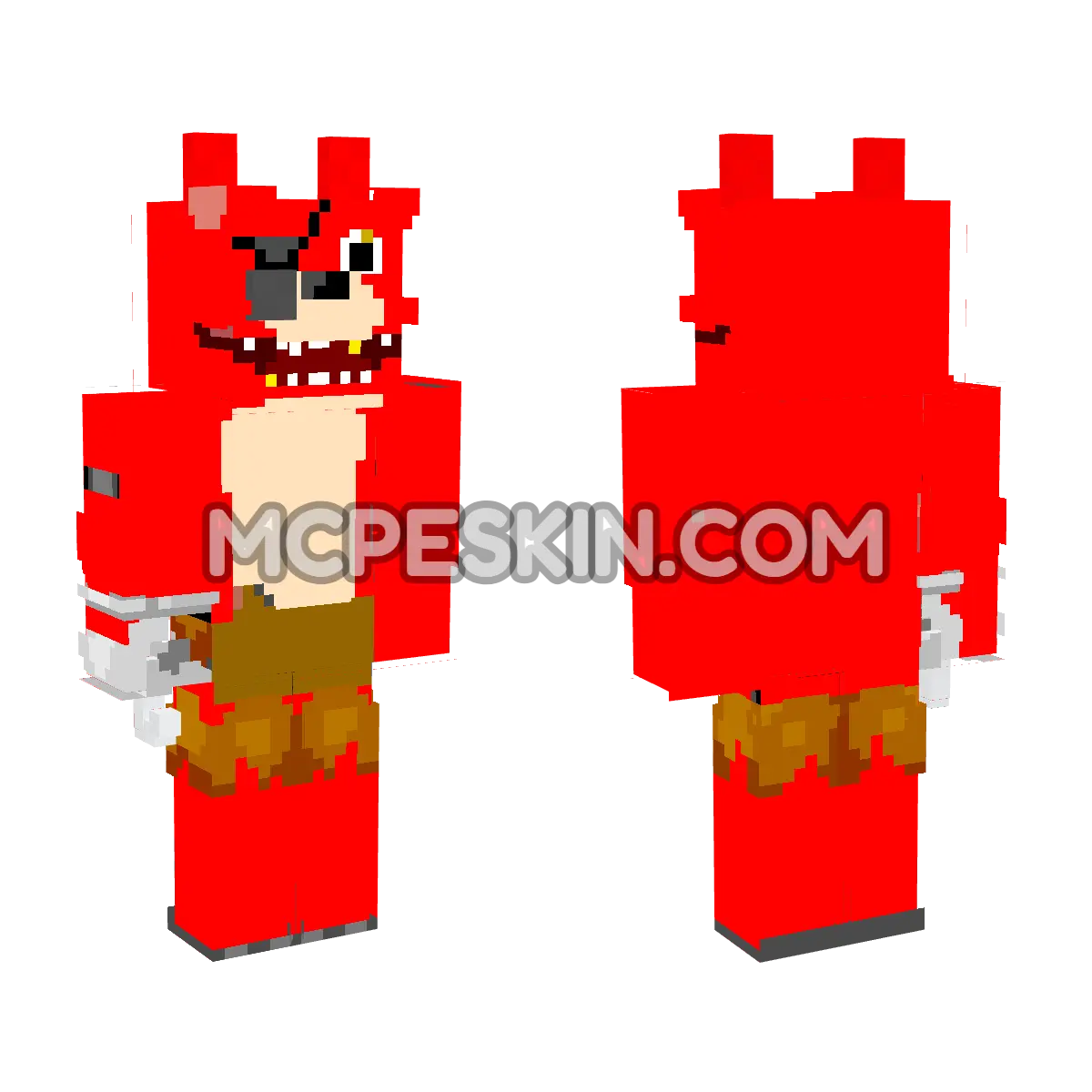 Foxy 18 4D Minecraft Bedrock skin