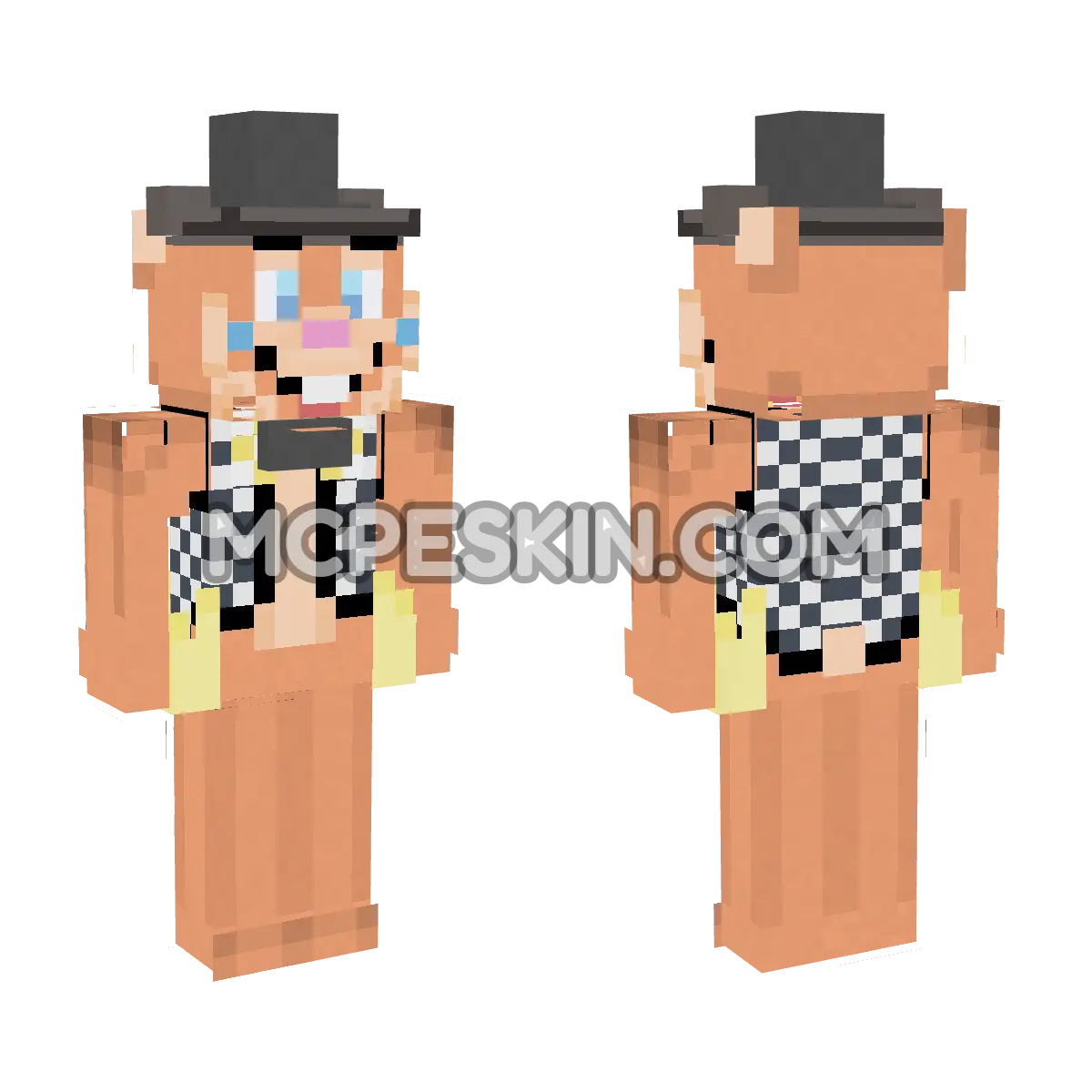 Freddy Fazbear 11 4D Minecraft Bedrock skin
