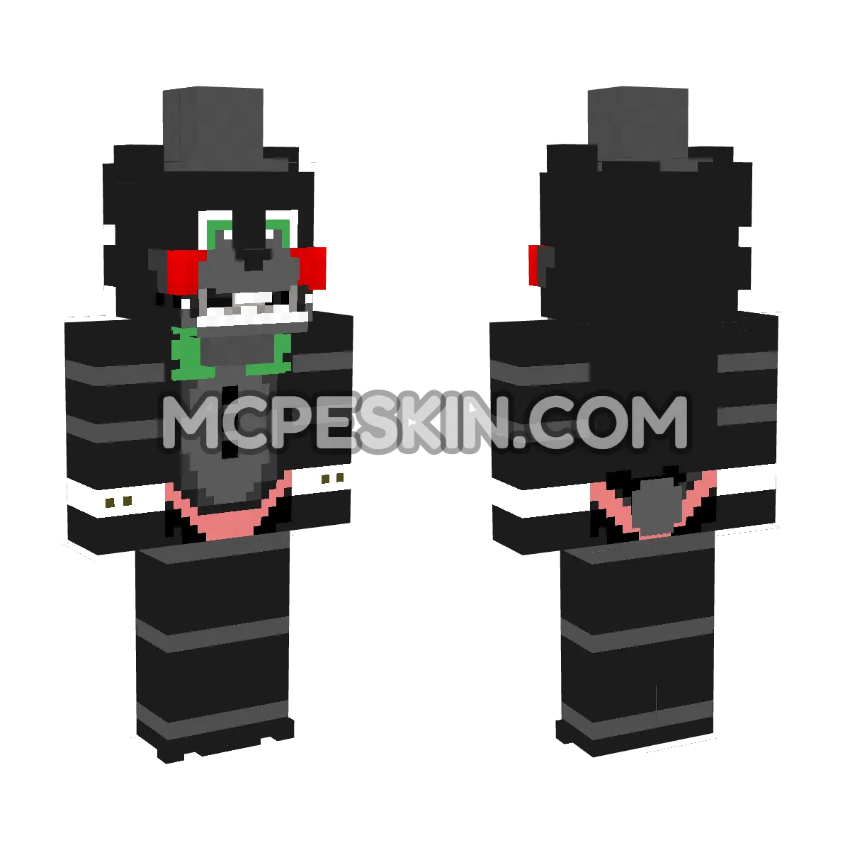 Freddy Fazbear 13 4D Minecraft Bedrock skin