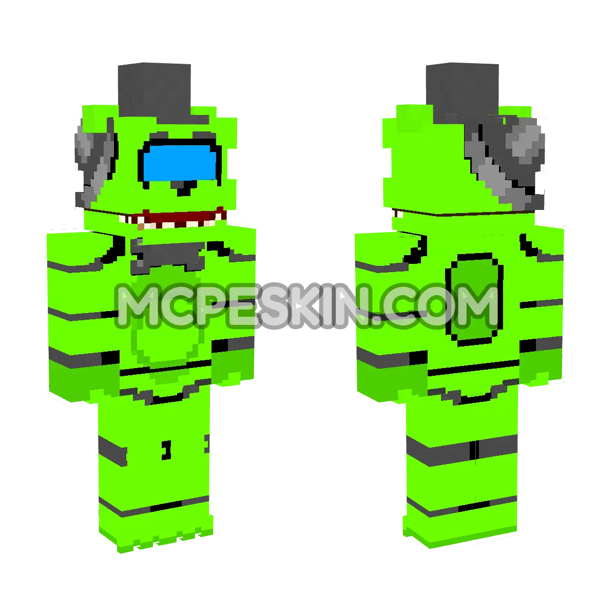 Freddy Fazbear 4D Minecraft Bedrock skin