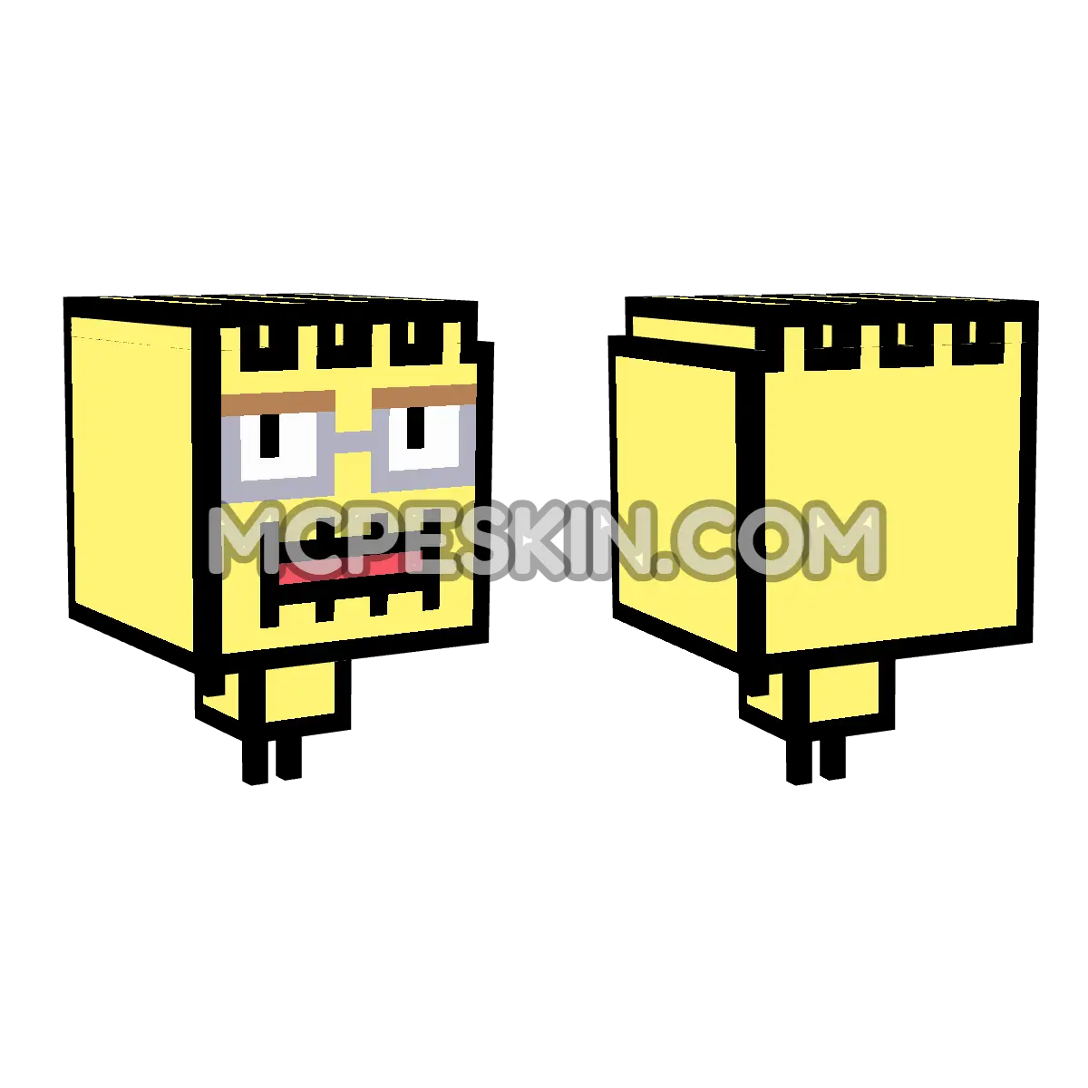 Fronk 4D Minecraft Bedrock skin