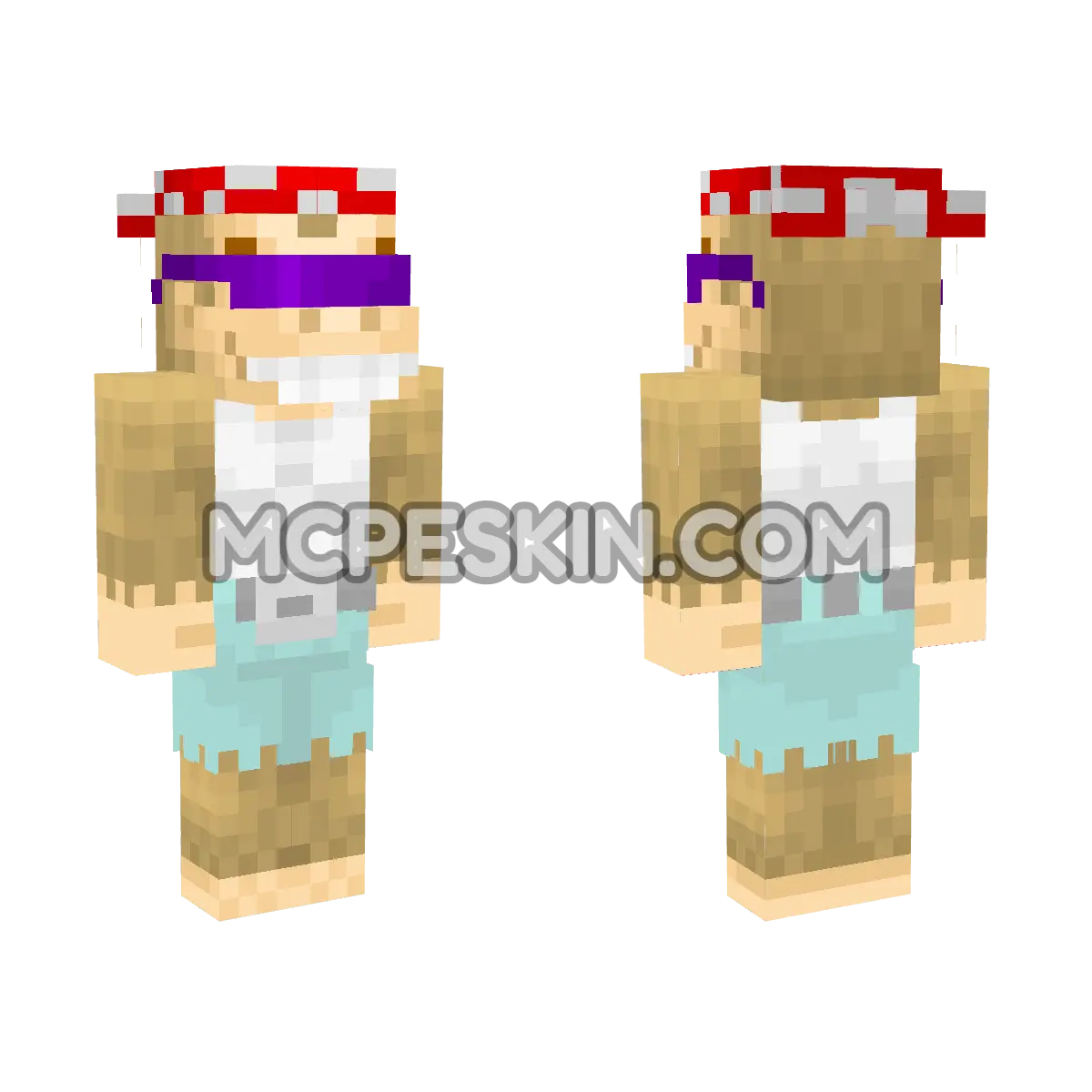 Funky Kong 4D Minecraft Bedrock skin