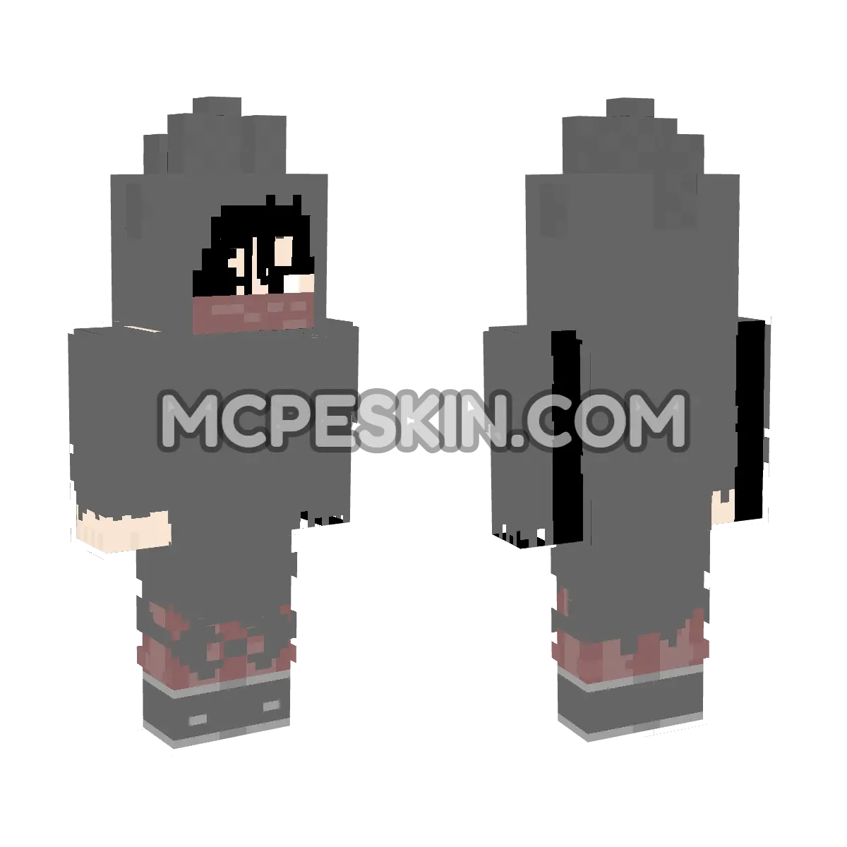 Future Goku 4 4D Minecraft Bedrock skin