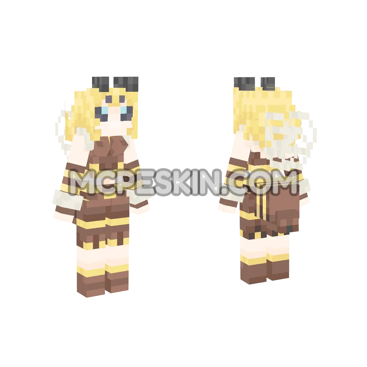 Gaia Bee 4D Minecraft Bedrock skin