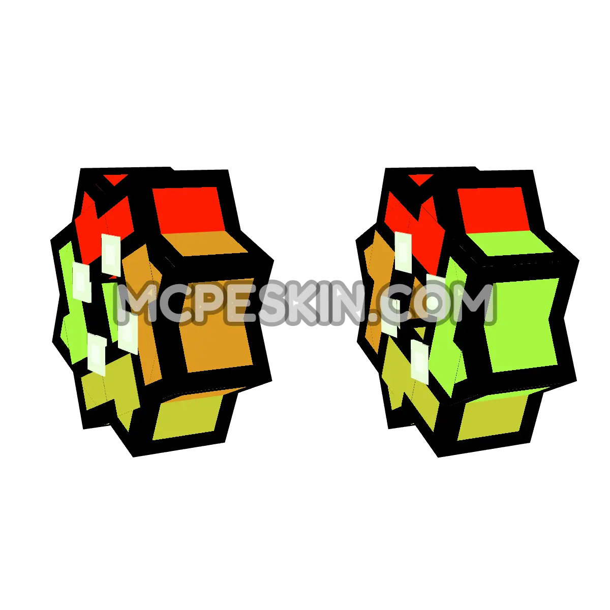 GD Ball 4D Minecraft Bedrock skin