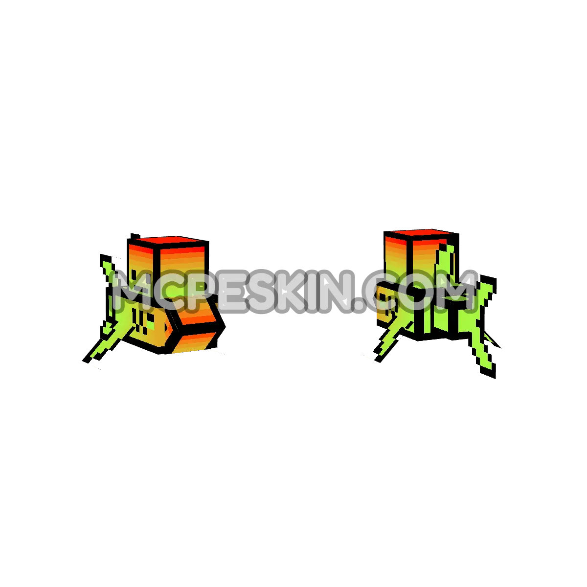 GD Nave 4D Minecraft Bedrock skin