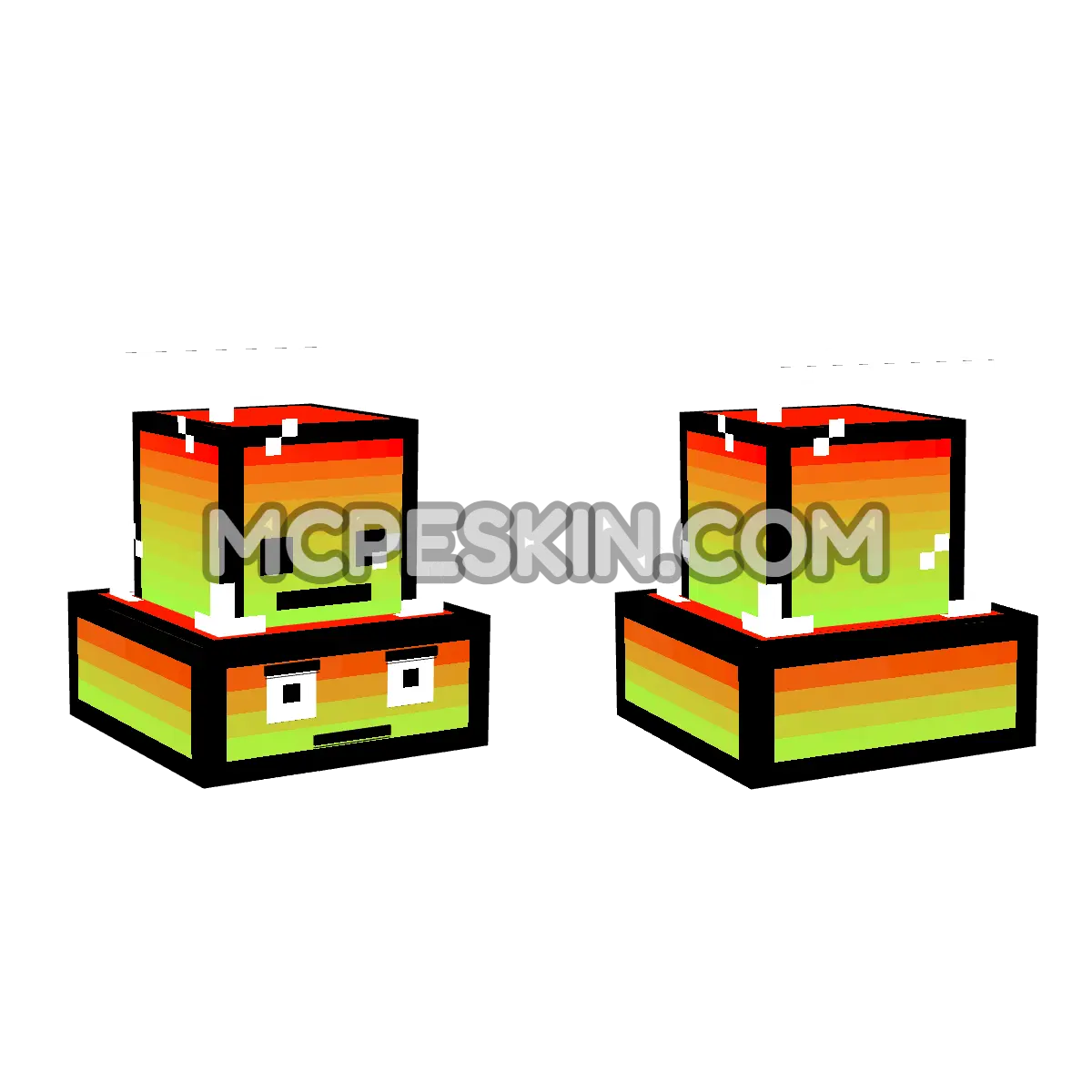 GD UFO 4D Minecraft Bedrock skin